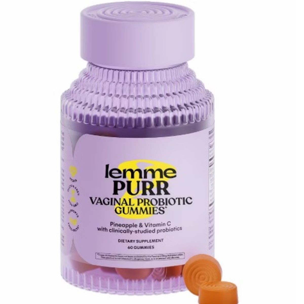 GENERICO - Lemme Purr Vaginal Probiotics Gomitas – 60 Gummies