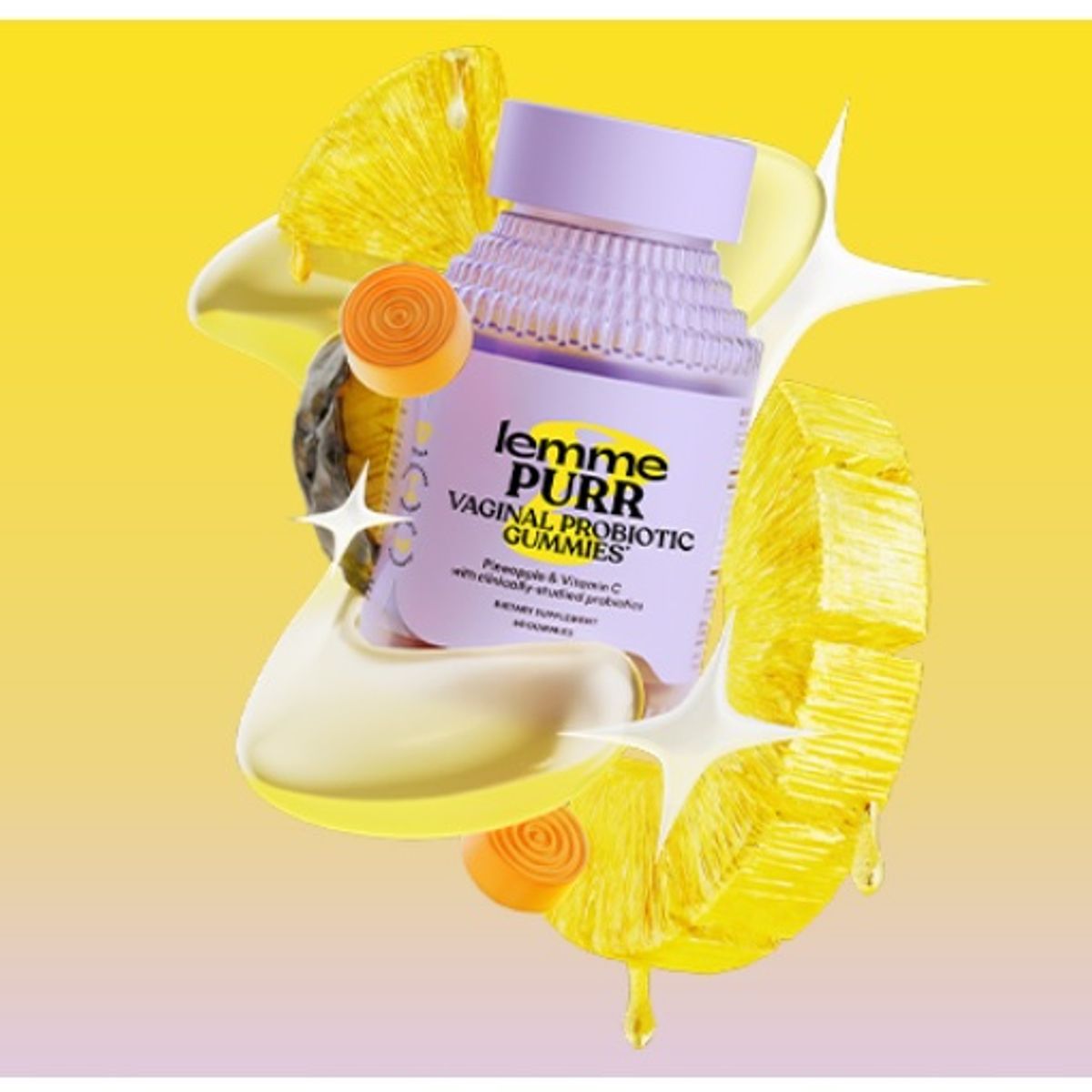 GENERICO - Lemme Purr Vaginal Probiotics Gomitas – 60 Gummies