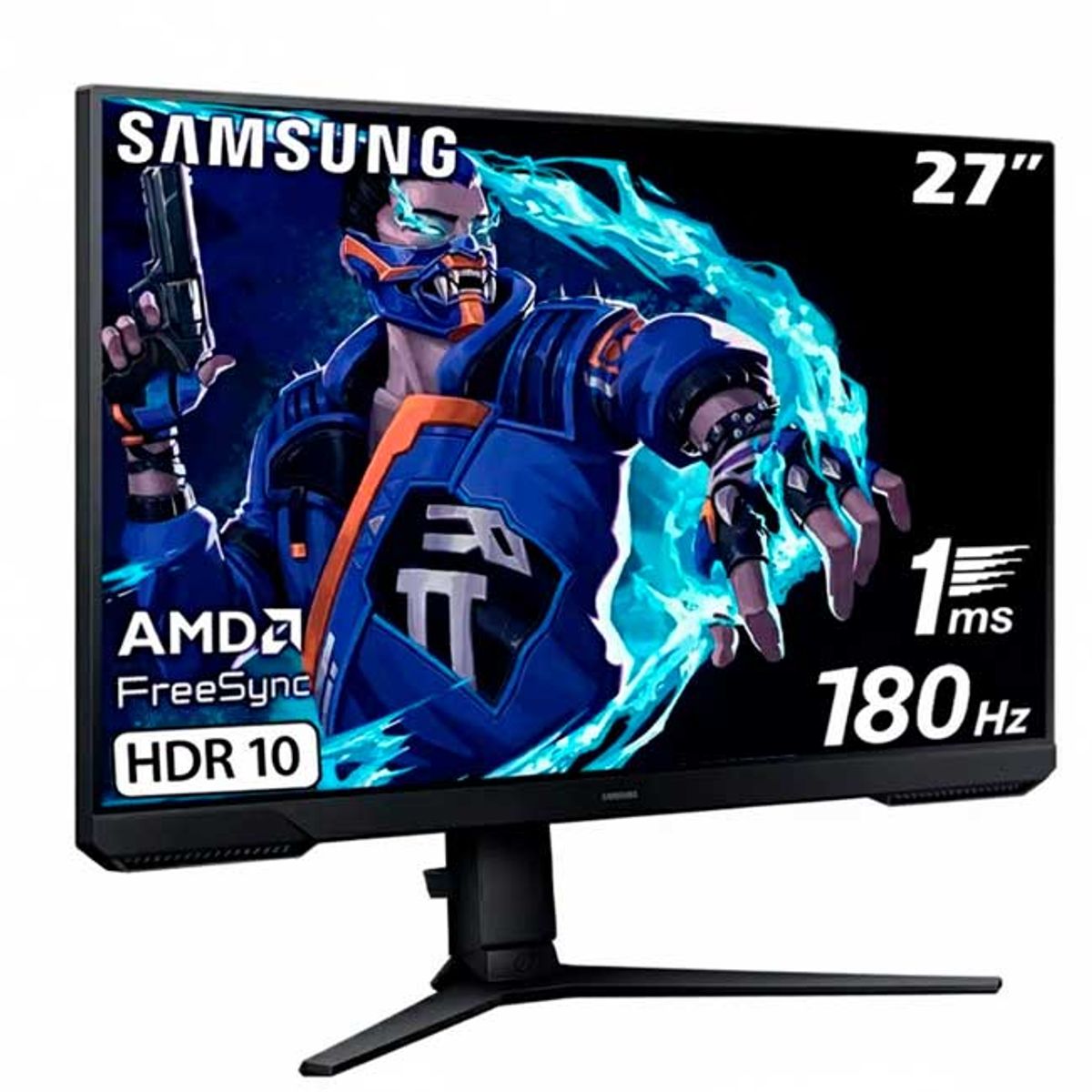 SAMSUNG - Monitor SAMSUNG LS27DG300ELXPE Odyssey G3 27 VA 180Hz 1ms FreeSync