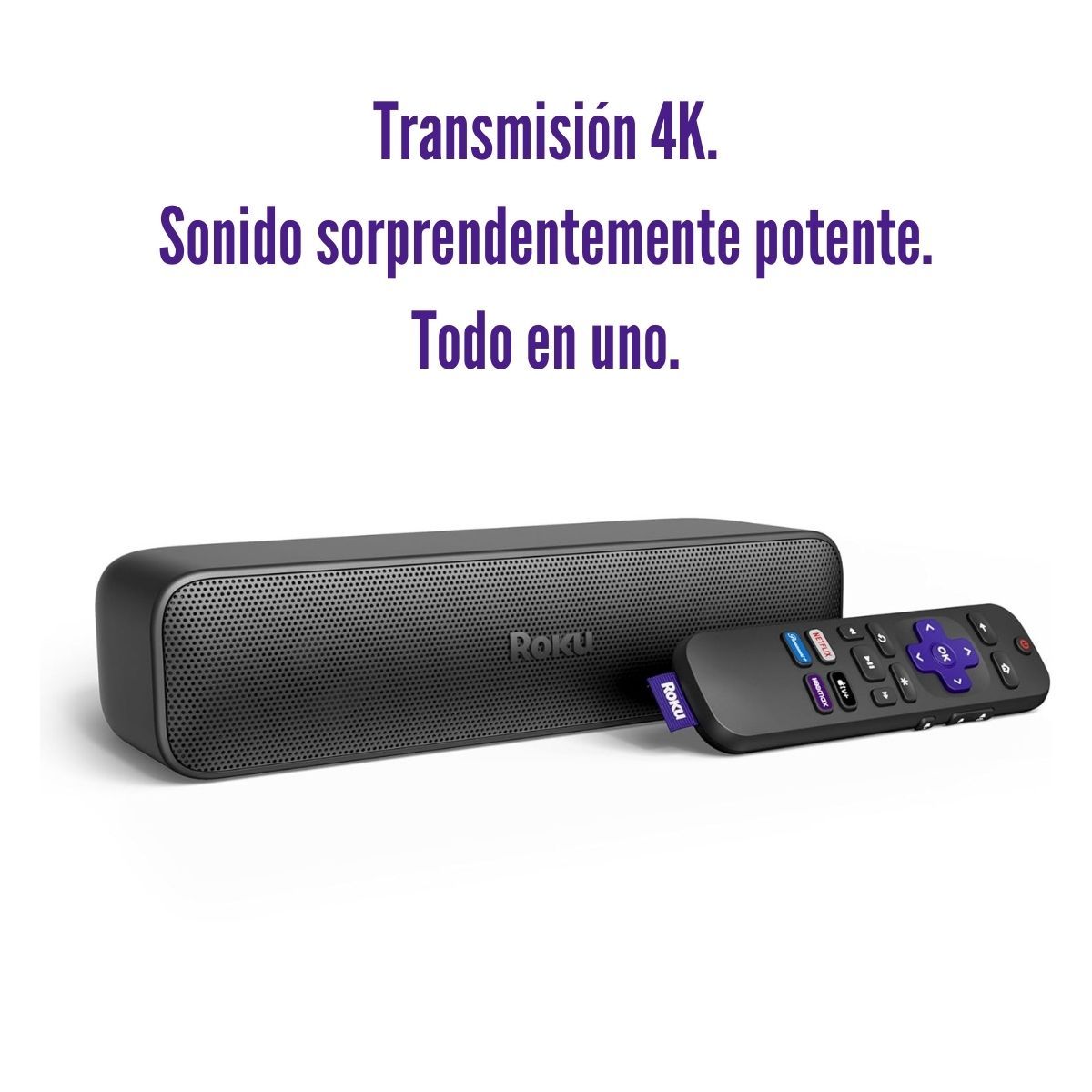 ROKU - Roku - Parlante Streambar SE Barra de Sonido para TV
