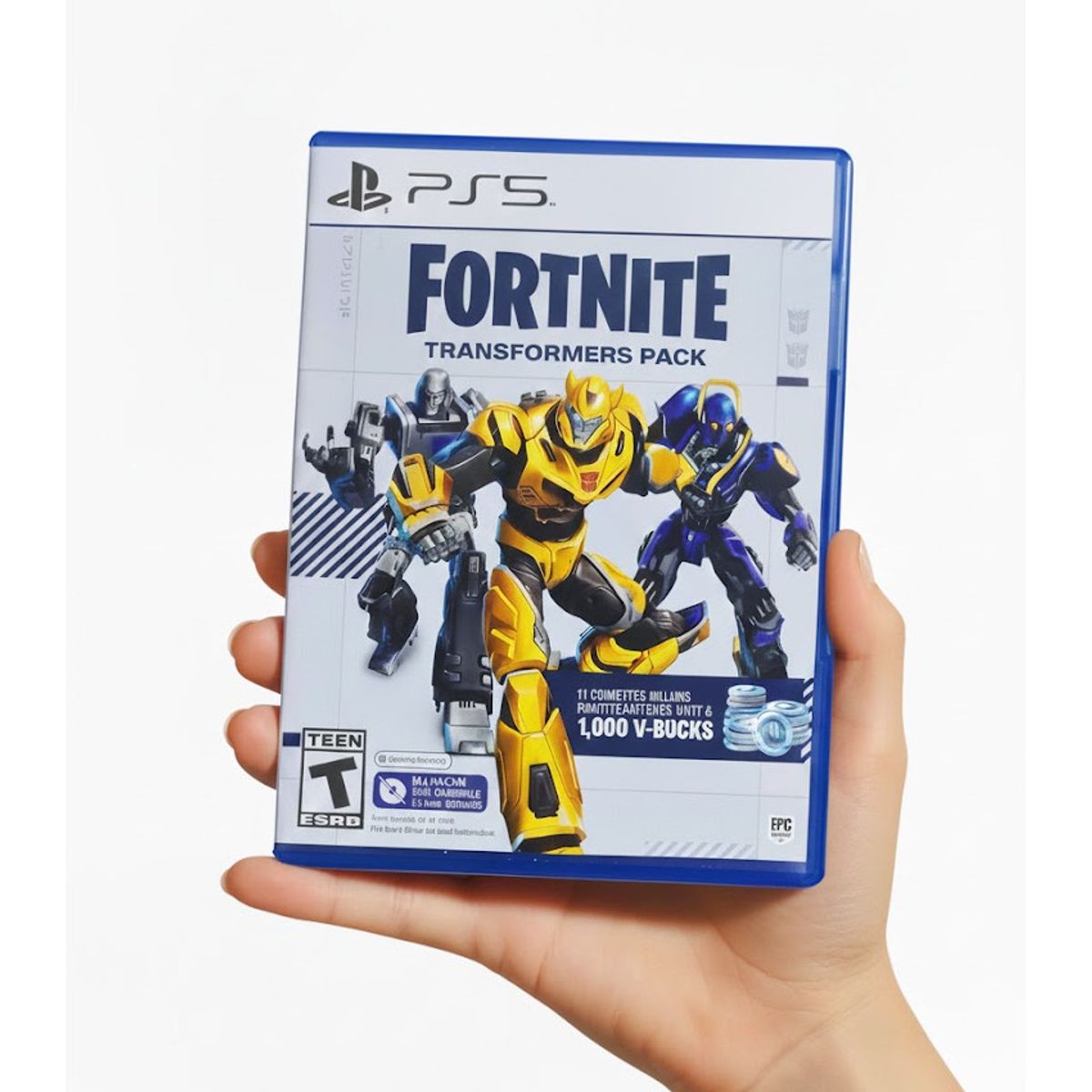 GENERICO - PACK PARA VIDEOJUEGO PS5 Fortnite Transformers Pack SELLADO 1000 V-BUCKS