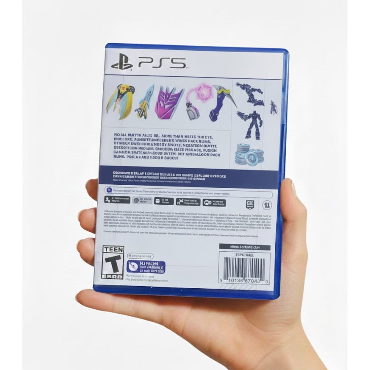GENERICO - PACK PARA VIDEOJUEGO PS5 Fortnite Transformers Pack SELLADO 1000 V-BUCKS