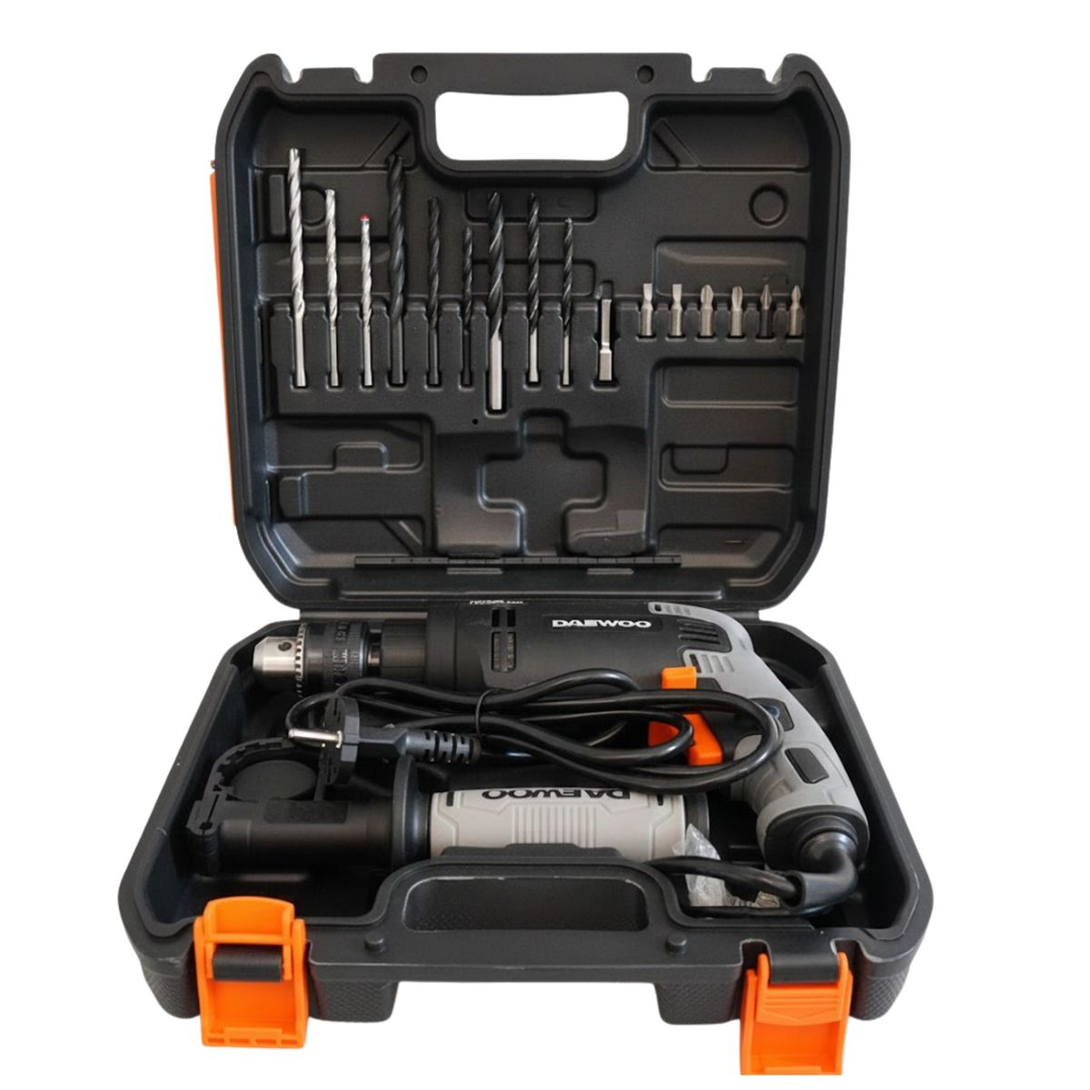 DAEWOO - TALADRO PERCUTOR DE IMPACTO 750W + MALETÍN + ACCESORIOS DAID750L DAEWOO