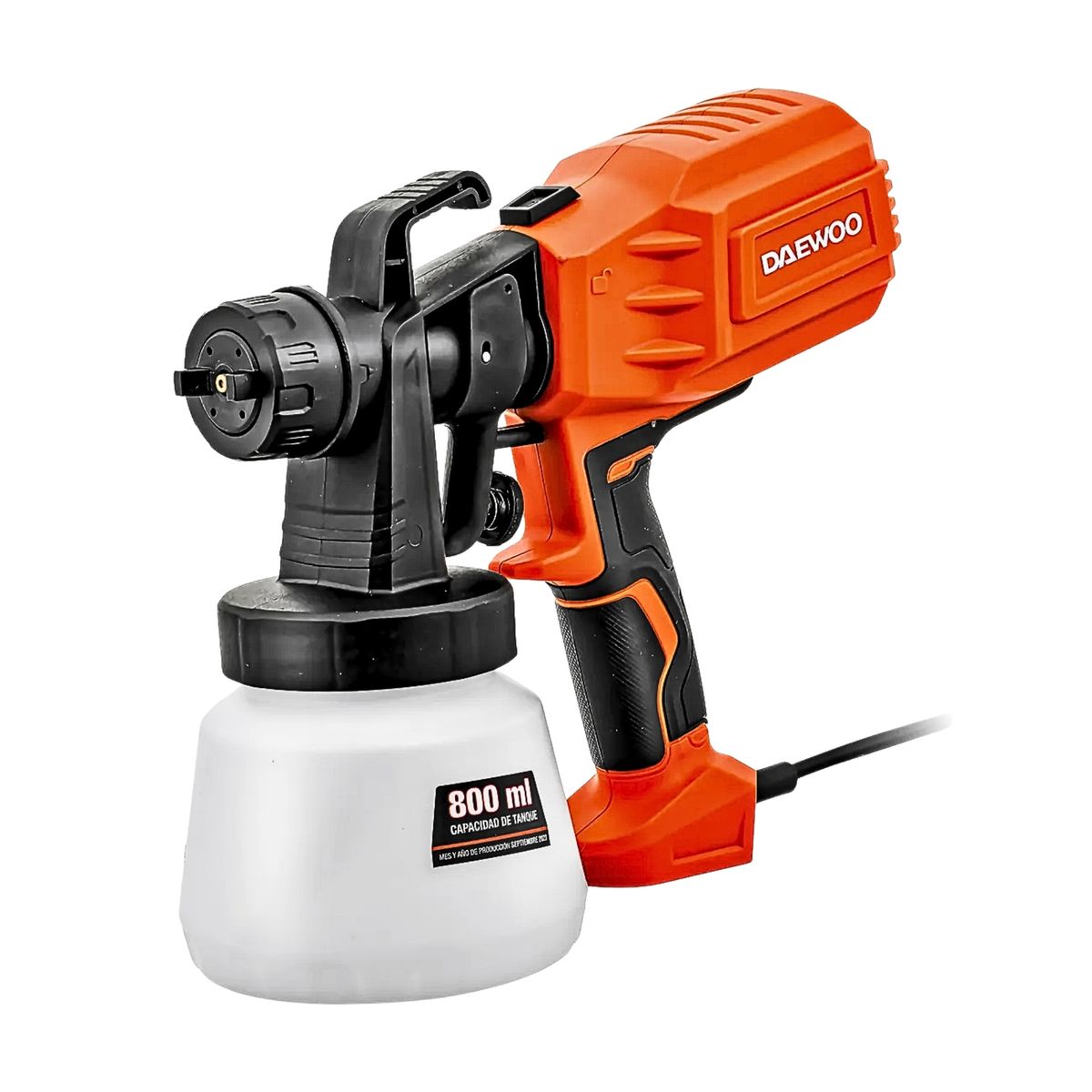 DAEWOO - PISTOLA PARA PINTAR COMPRESORA 450W DWP1828 FINO ACABADO DAEWOO