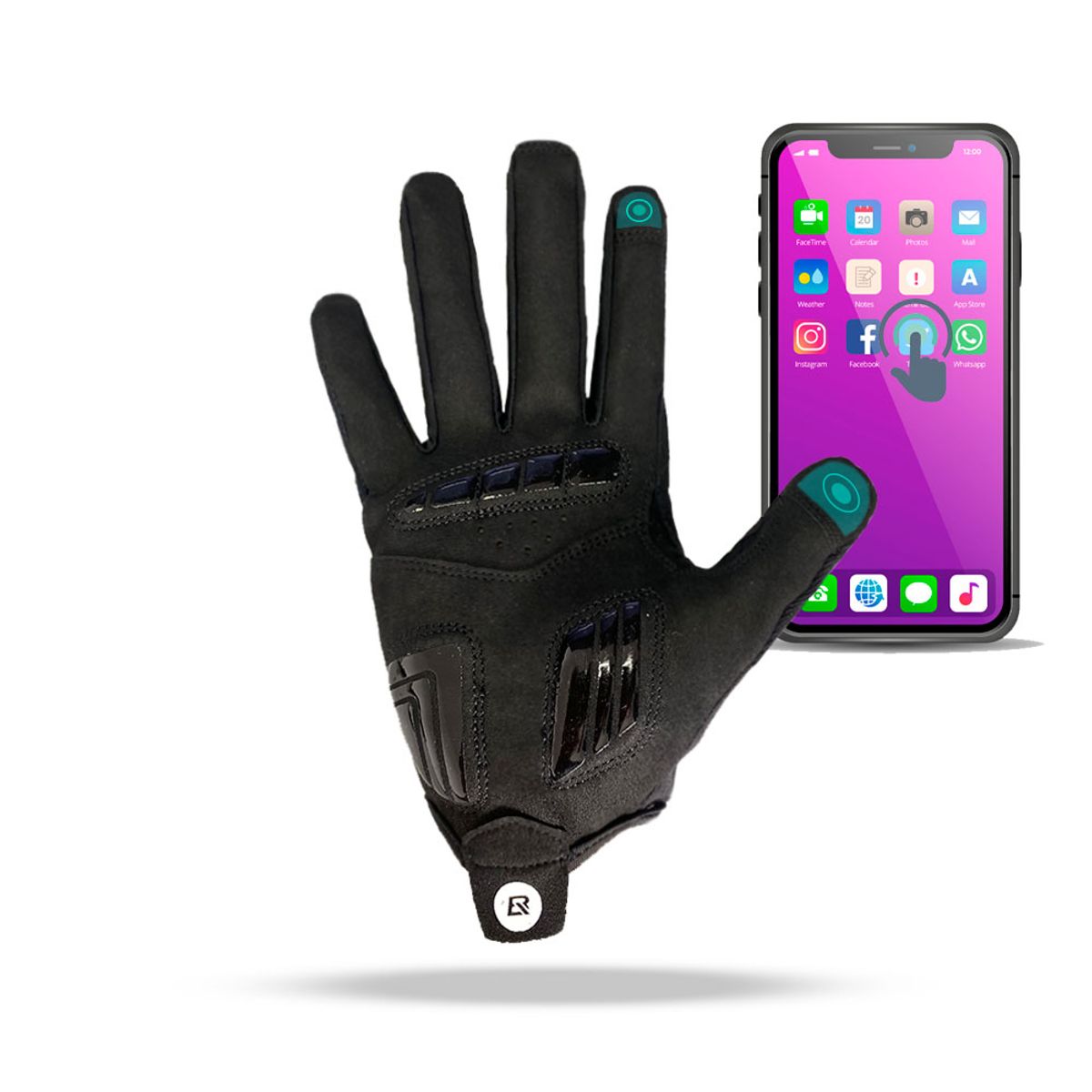 ROCKBROS - GUANTES LARGOS TOUCH ROCKBROS TALLA M