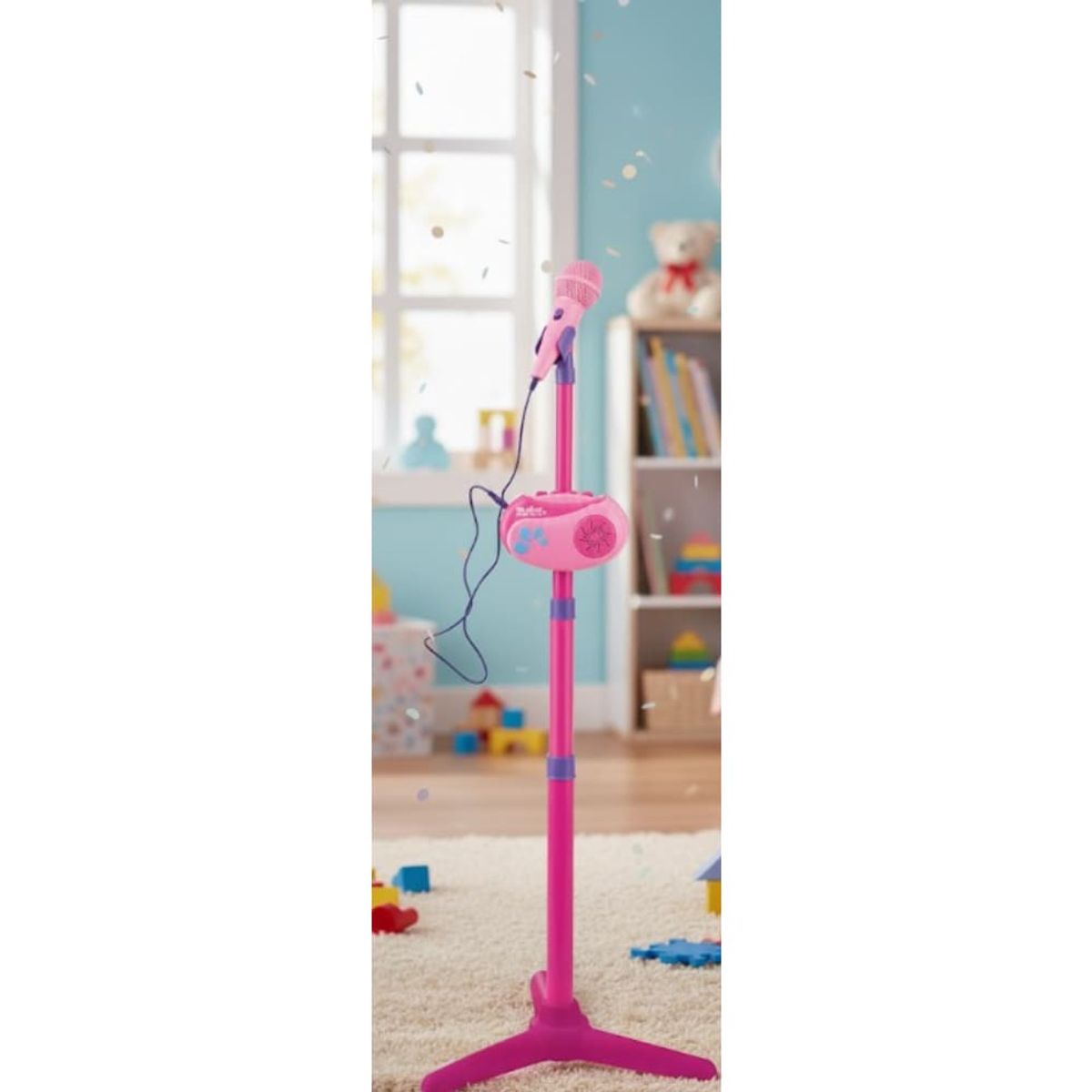 GENERICO - Micrófono con base Juguete Bluetooth Karaoke Musica Para Niños Niñas