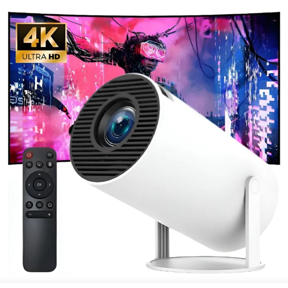 GENERICO - Mini Proyector Hy300 Smart Tv Portatil Moderno