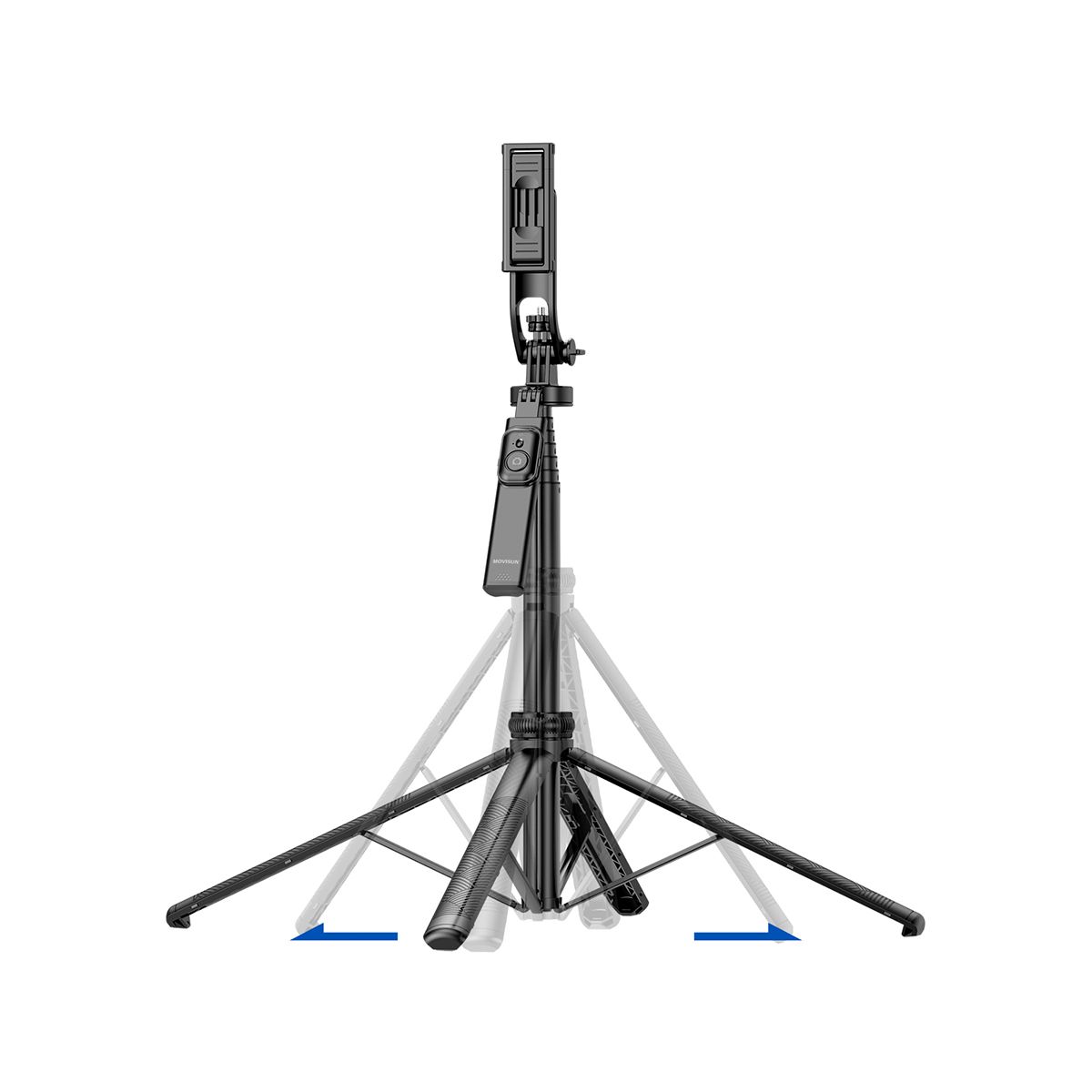 MOVISUN - Trípode Palo Selfie con Control Remoto Bluetooth MOVISUN TREE T01