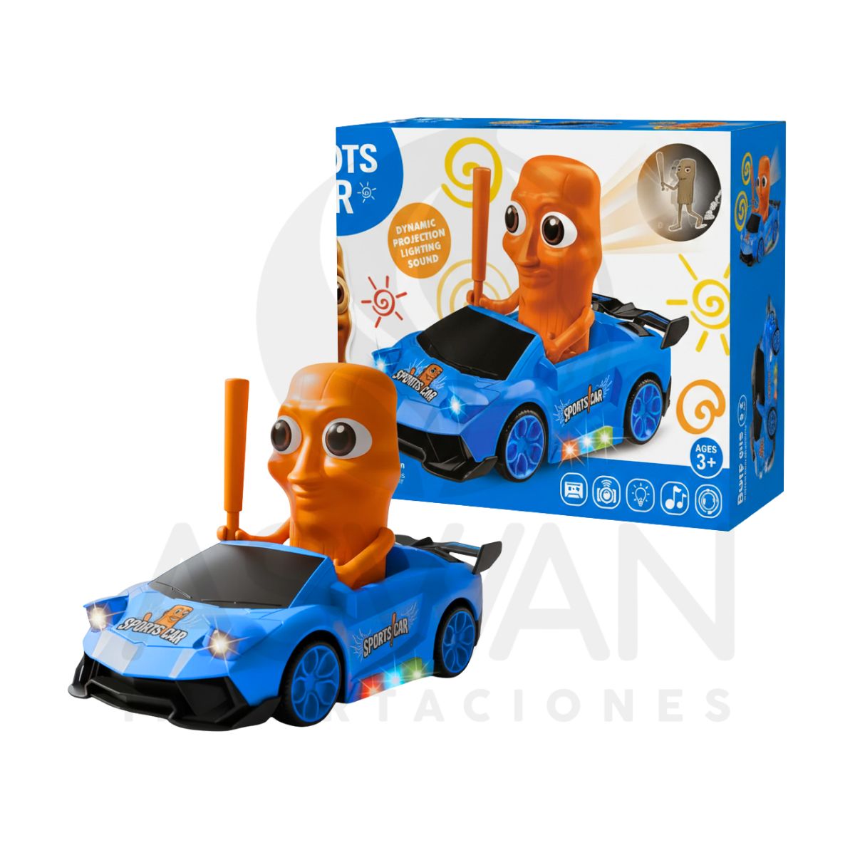 GENERICO - Juguete Coche Tung Tung Sahur