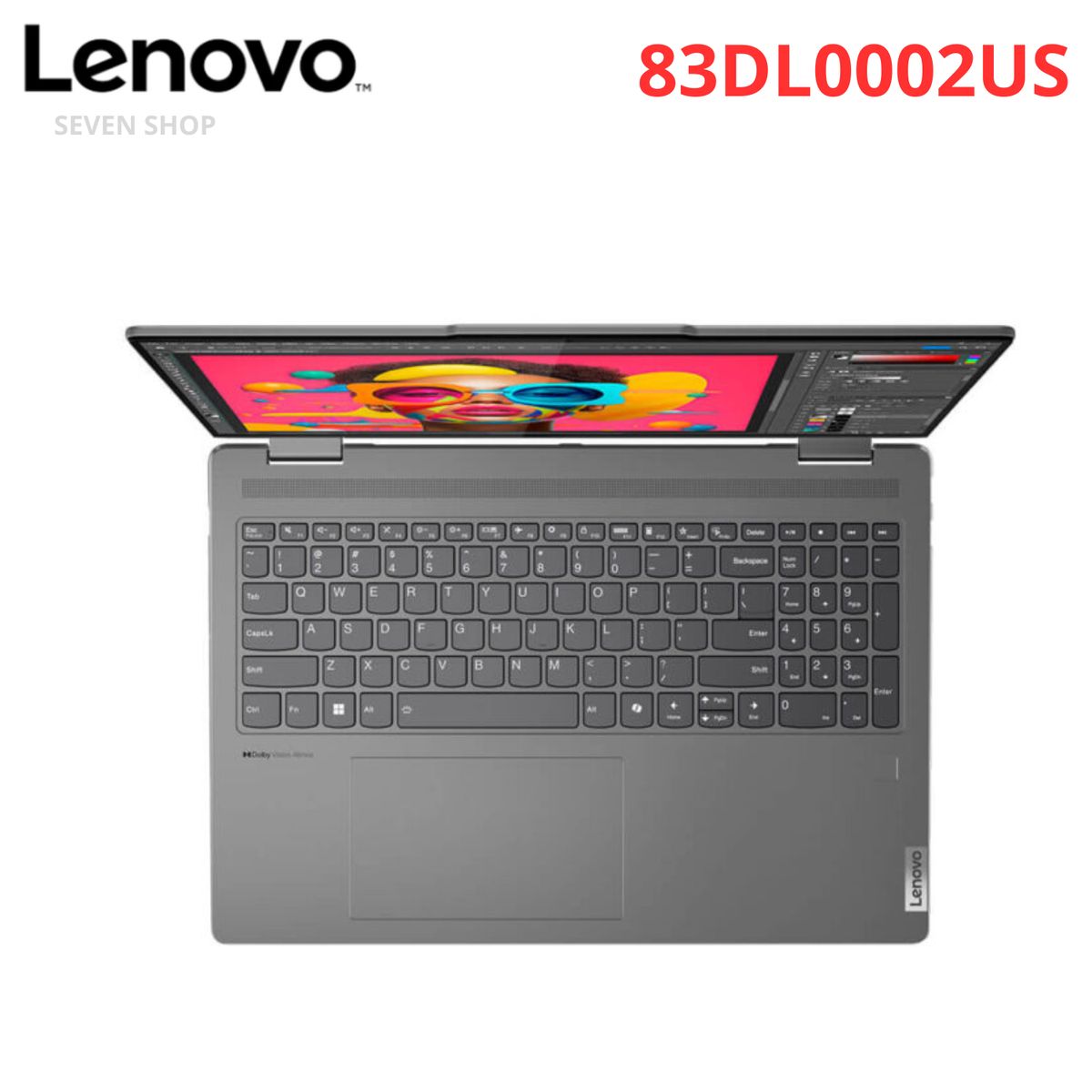 LENOVO - Lenovo Yoga 7 16IML9 83DL0002US Core Ultra 7-155U, 16GB RAM, 1TB SSD, 16″ WUXGA Táctil, Windows 11
