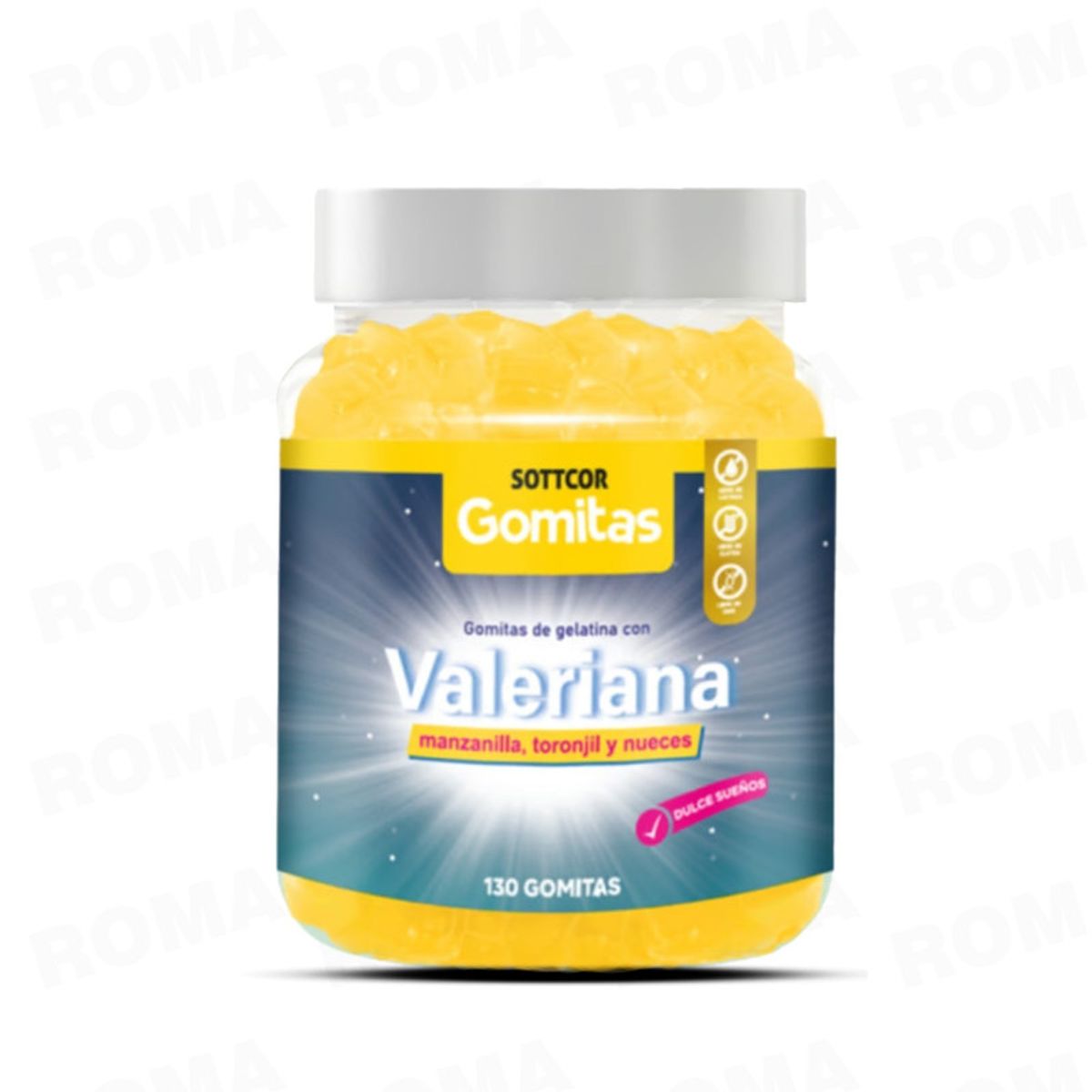 GENERICO - VALERIANA PARA ADULTOS 130 GOMITAS SOTTCOR LABS