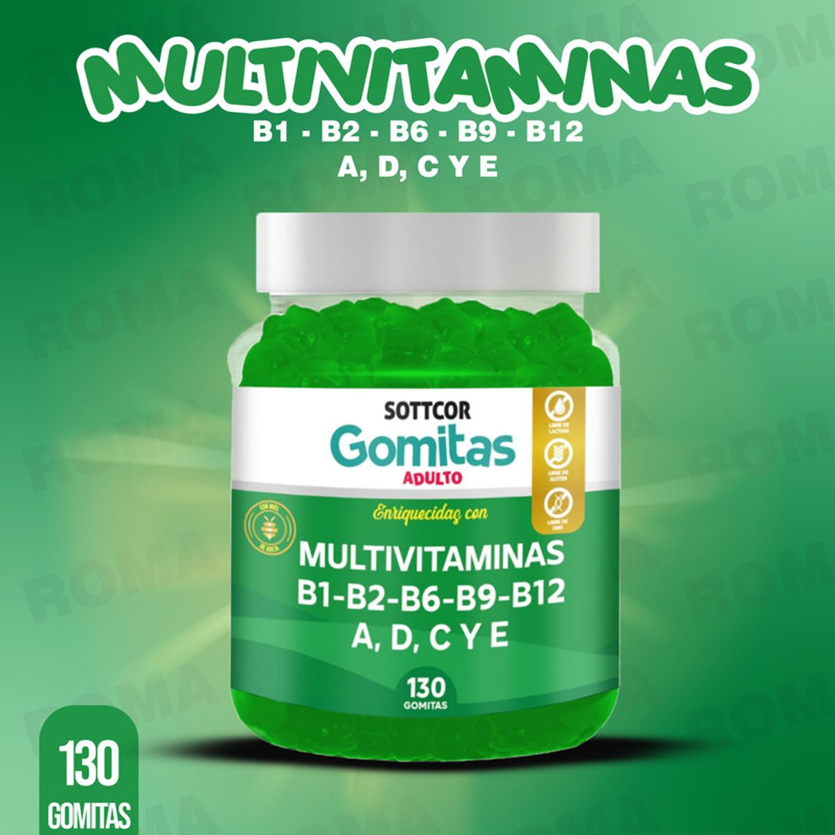 GENERICO - PACK 3 GOMITAS MULTIVITAMINAS 390