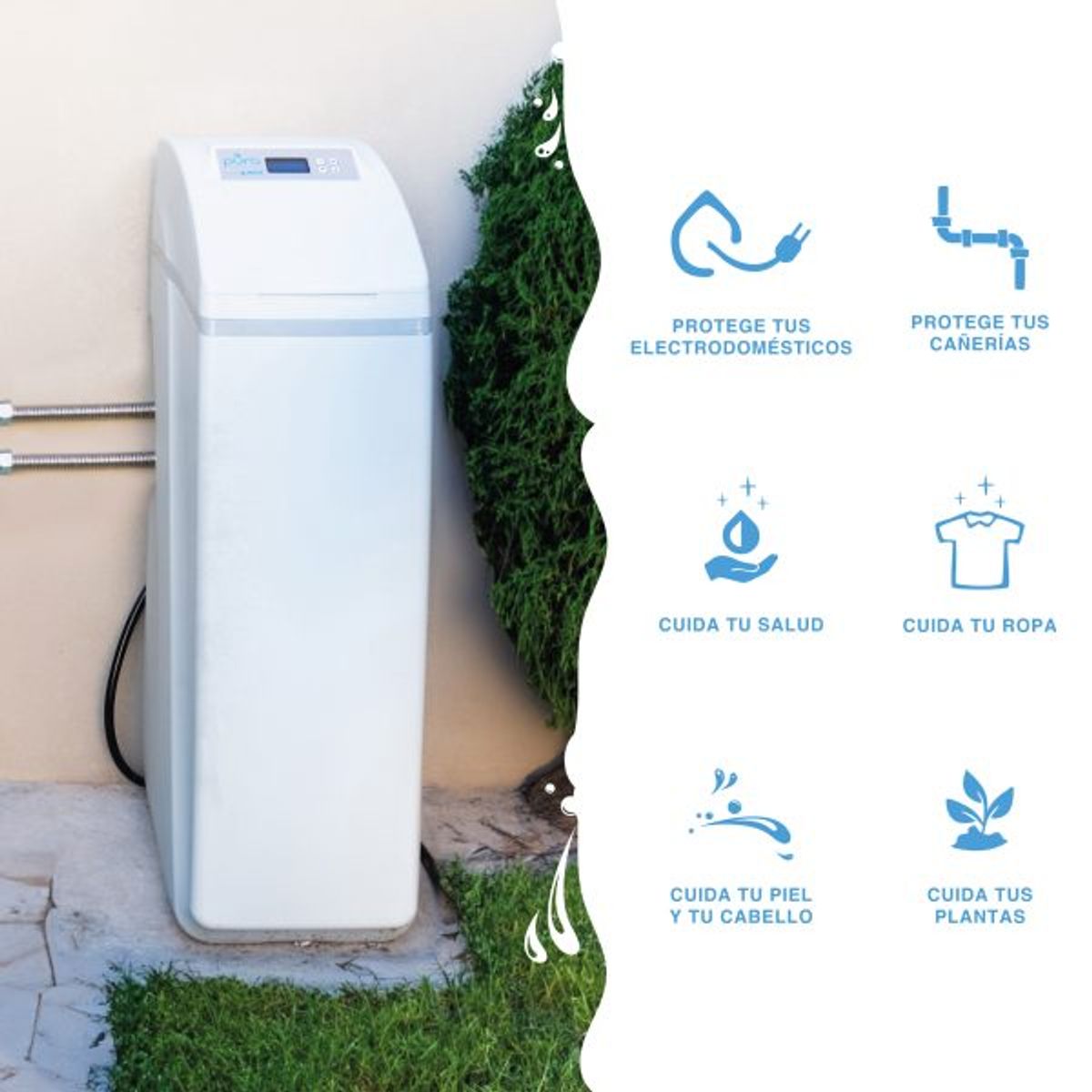 Ablandador de Agua Mediterráneo  Elimina Sarro y Dureza del Agua, marca PURA - Foto 2