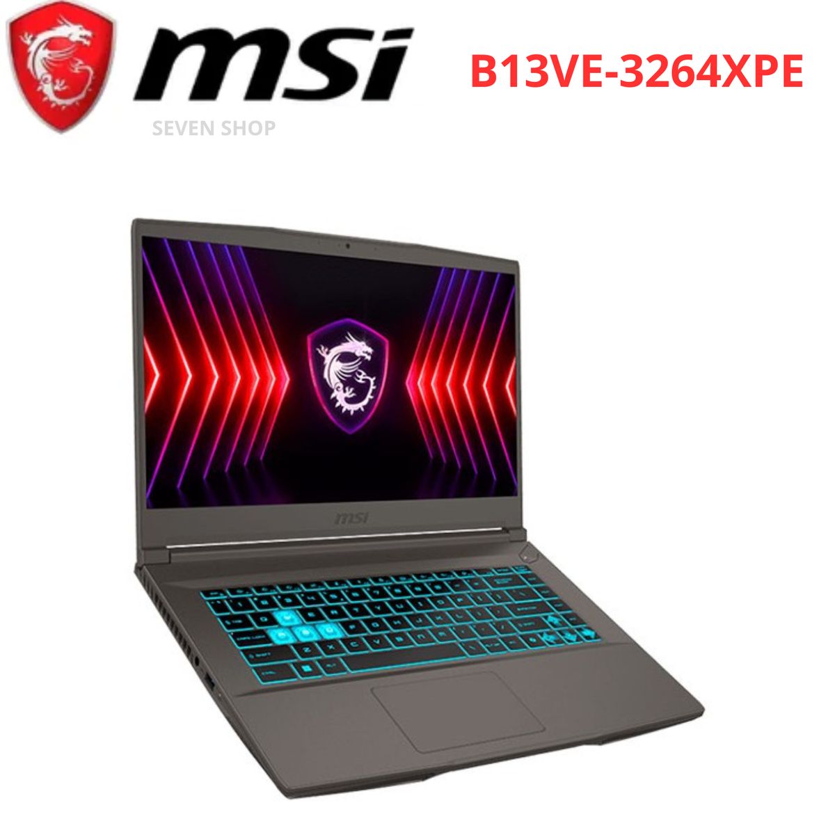 MSI - Laptop MSI THIN 15 B13VE Intel Core i7-13620H 16GB RAM 512GB SSD RTX 4050-6GB 15.6"  FHD - Cosmo Gray