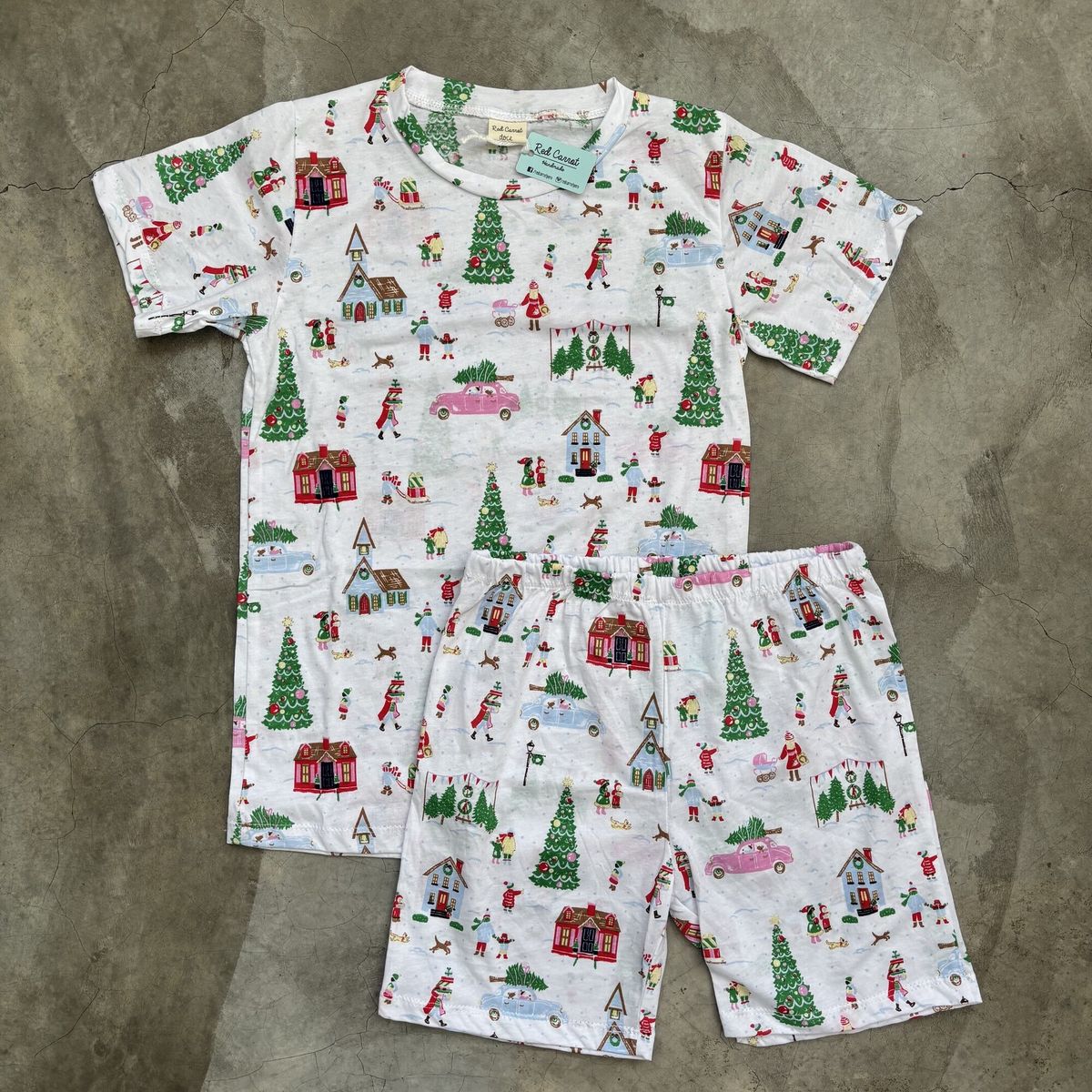 RED CARROT - Pijama unisex niño jersey navidad