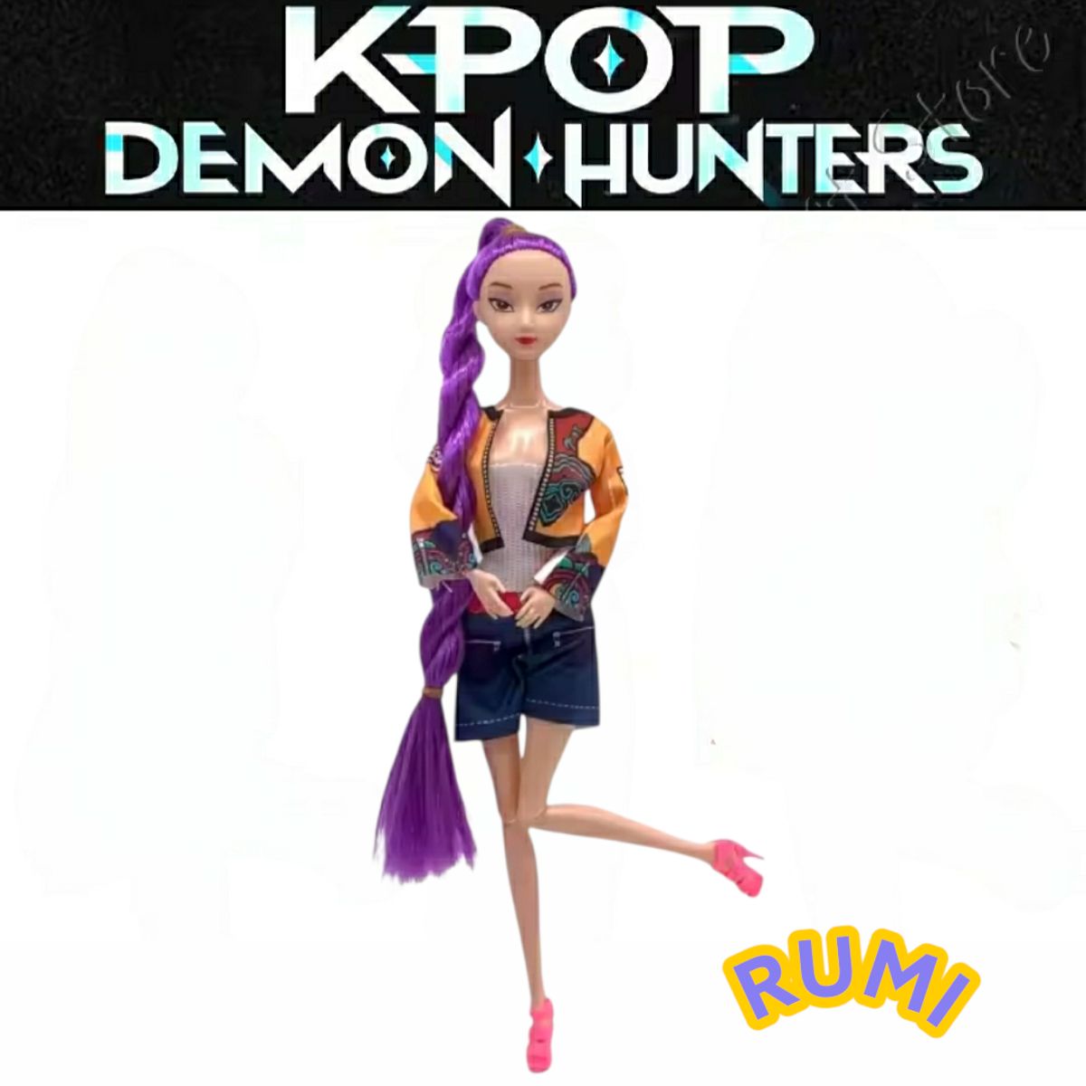 GENERICO - MUÑECA k-Pop Rumi Huntrix Articulable 30 cm