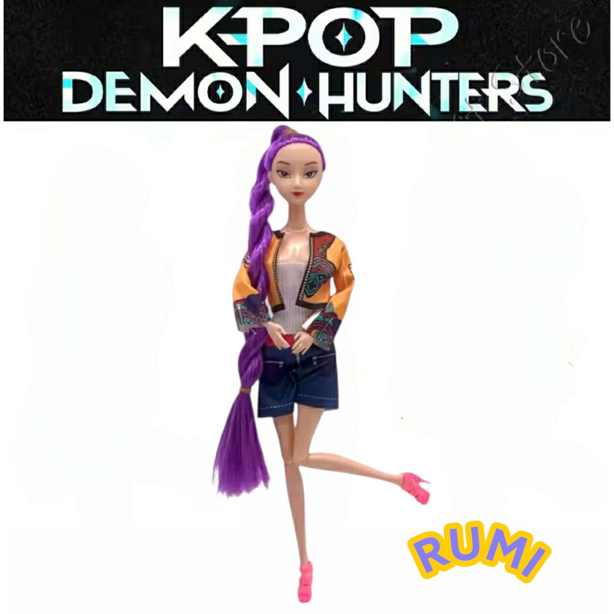 GENERICO - MUÑECA k-Pop Rumi Huntrix Articulable 30 cm