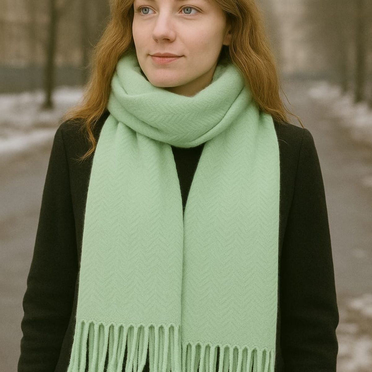 AMA OUTFITTERS - BUFANDA DE HILO CASHMERE