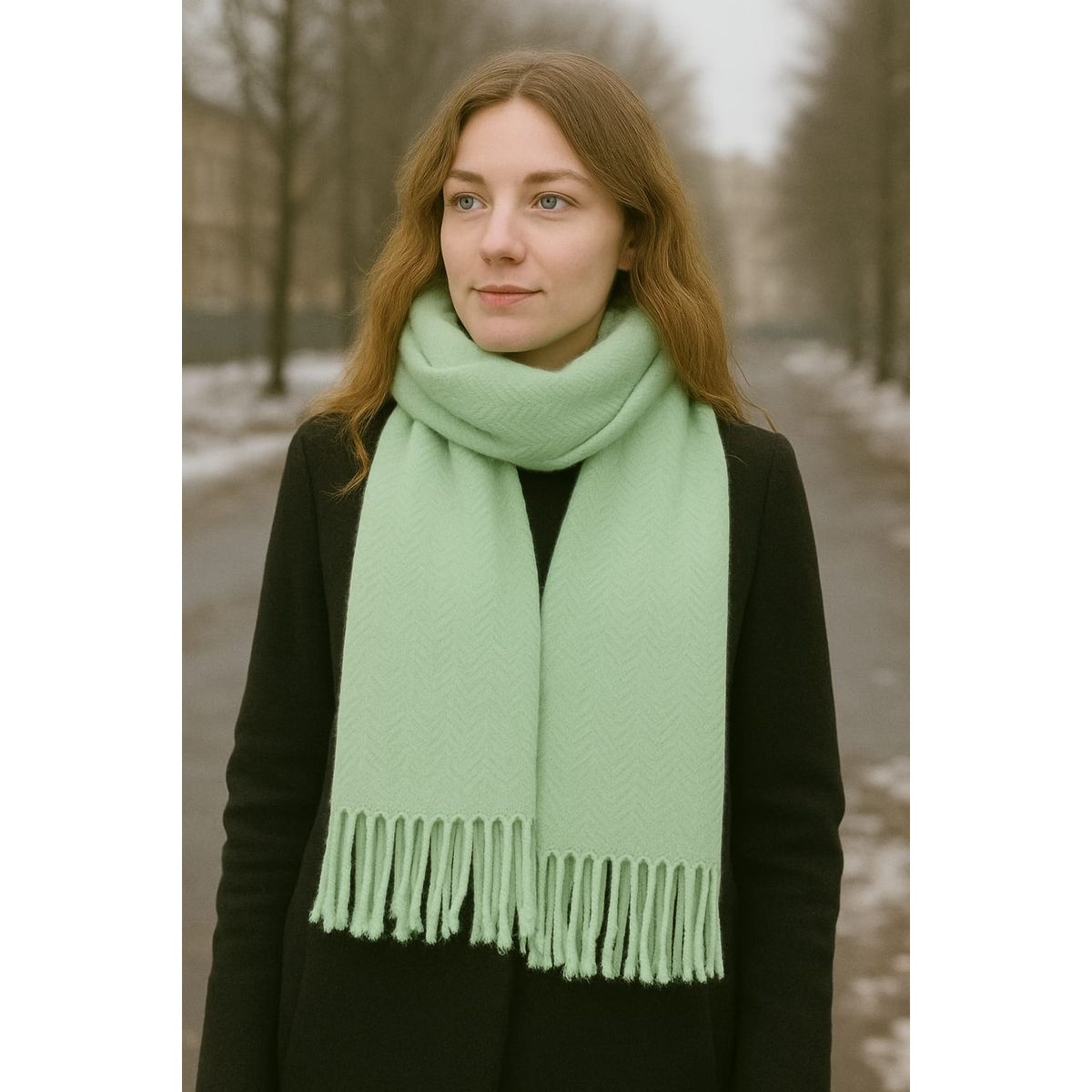 AMA OUTFITTERS - BUFANDA DE HILO CASHMERE