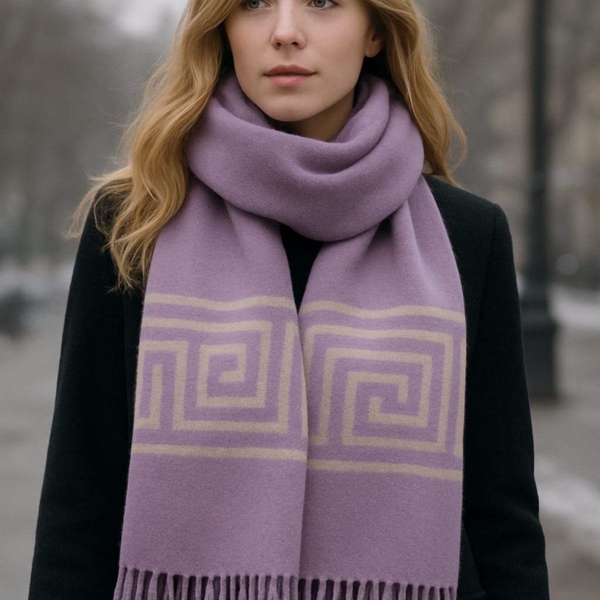 AMA OUTFITTERS - BUFANDA DE HILO CASHMERE