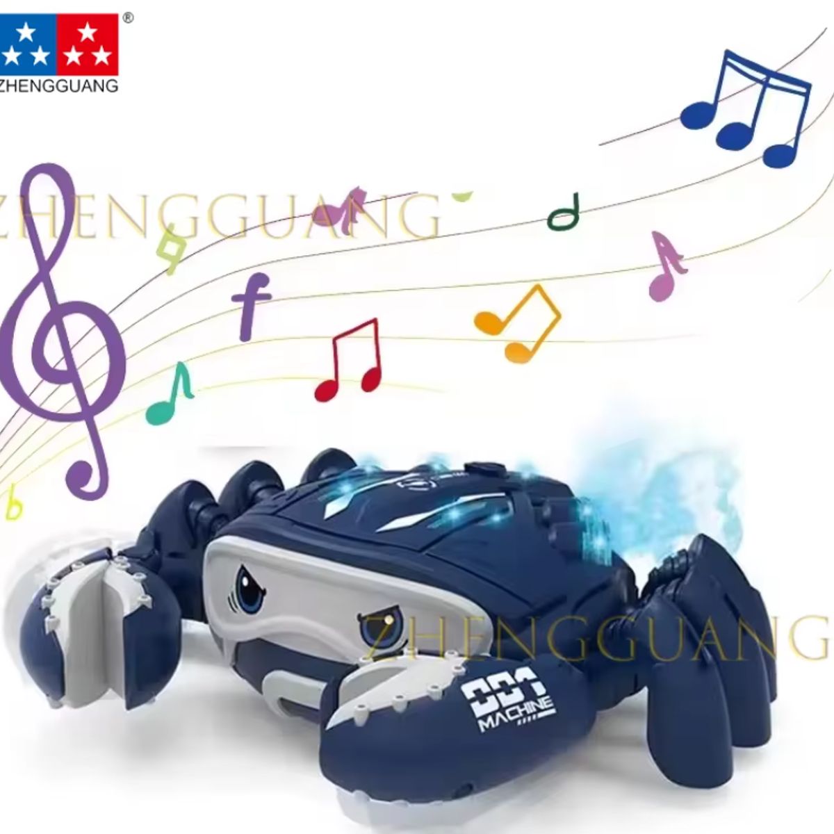 GENERICO - Cangrejo Luminoso con Música y Efecto Humo