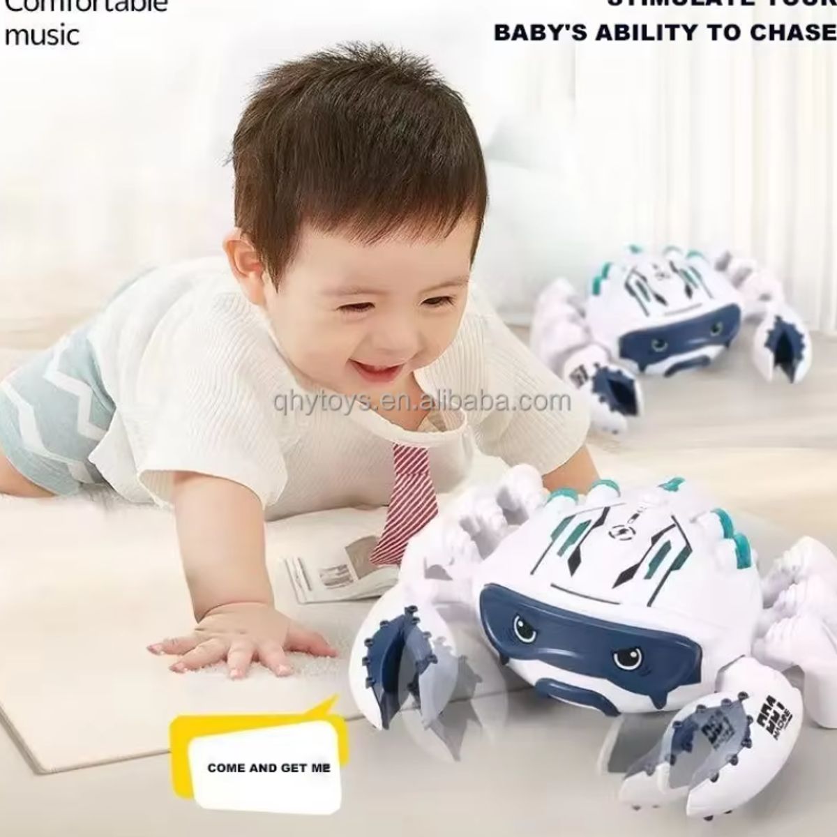 GENERICO - Cangrejo Fantasía con Luces y Vapor Blanco