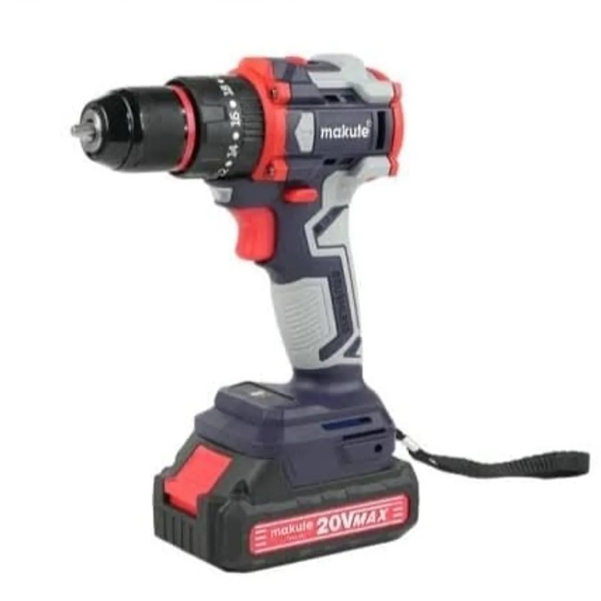 MAKUTE - TALADRO PERCUTOR INALÁMBRICO  10MM  20V