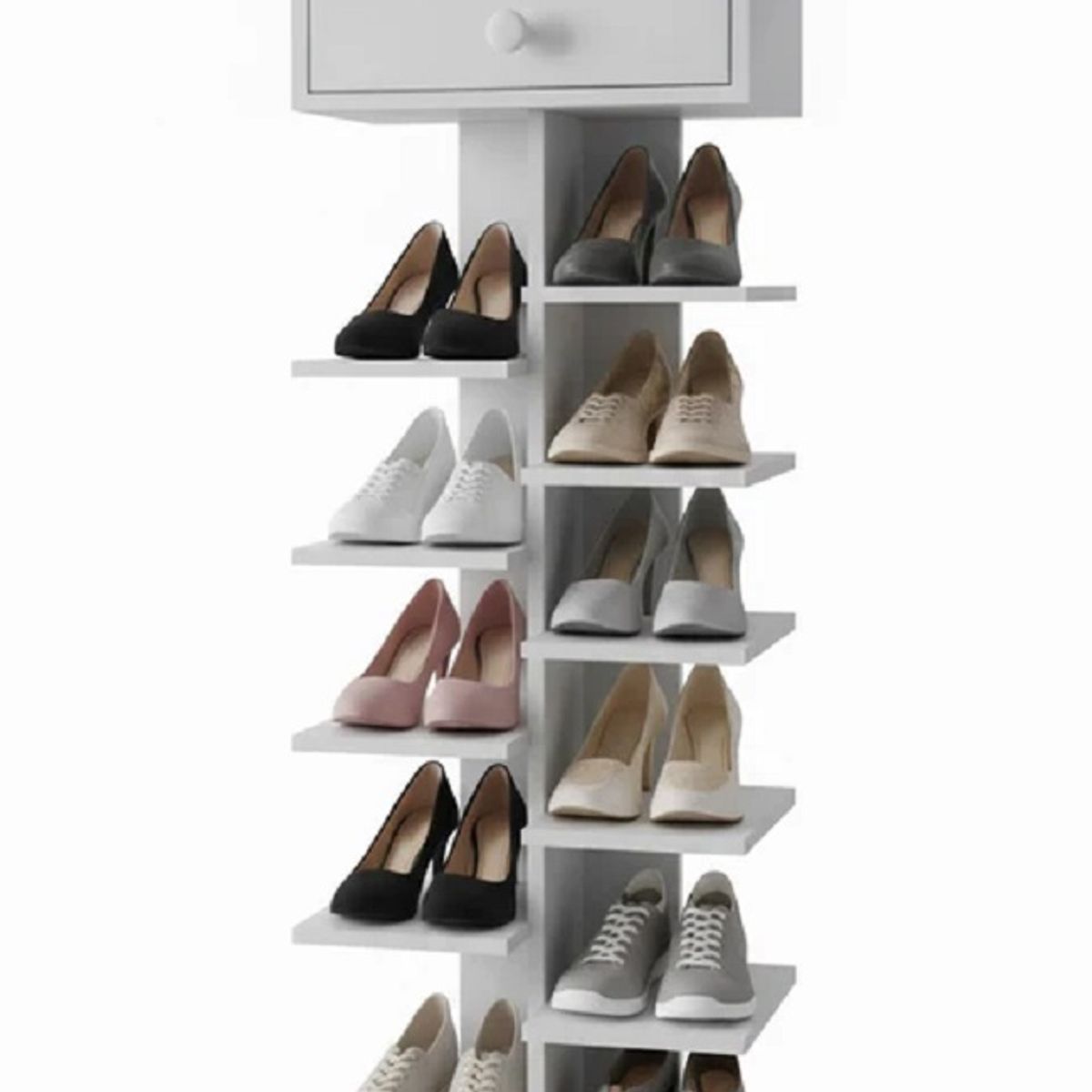 NACIONAL - Zapatera de Melamina Vertical 11 Pares - ELVIRA