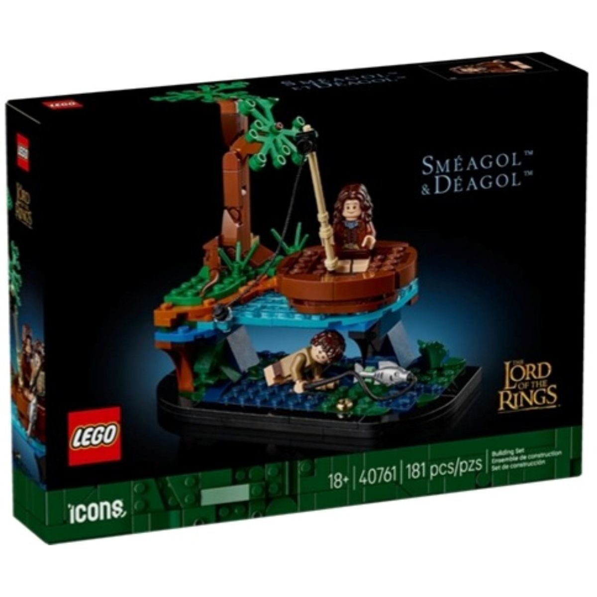 LEGO - LEGO Icons 40761 Smeagol y Deagol (181 piezas)