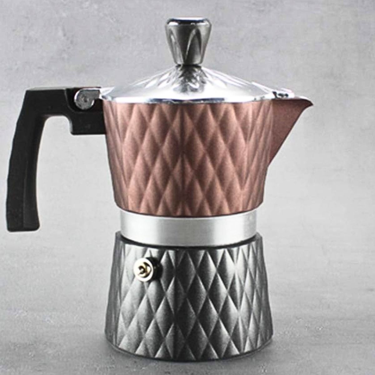 GENERICO - Greca  italiana color café claro   6 tz