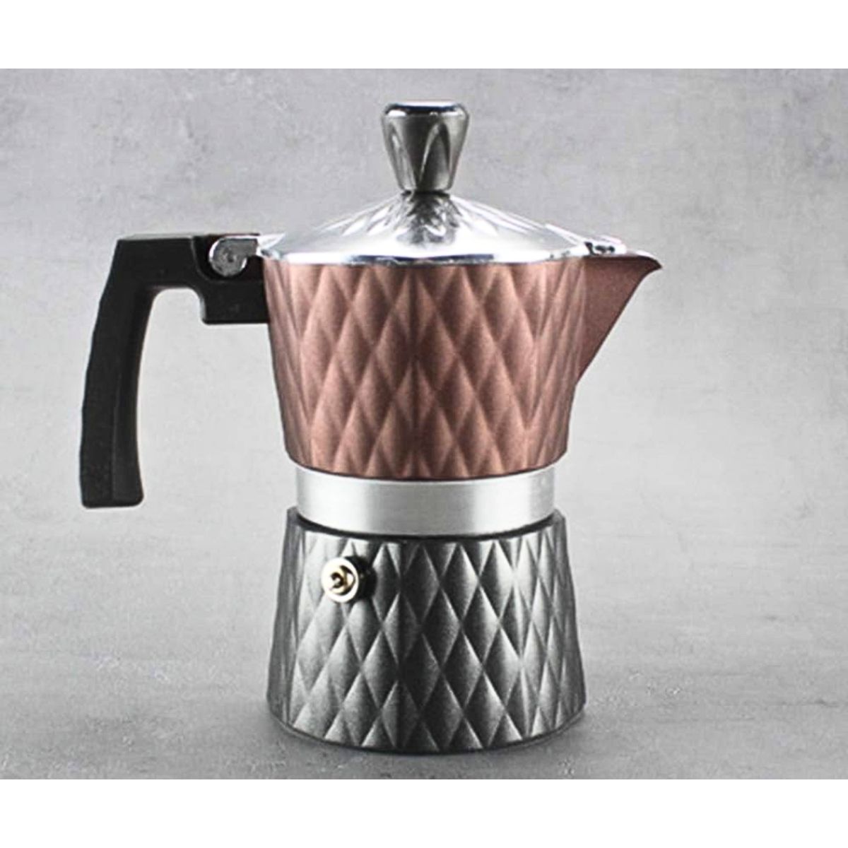 GENERICO - Greca  italiana color café claro   6 tz