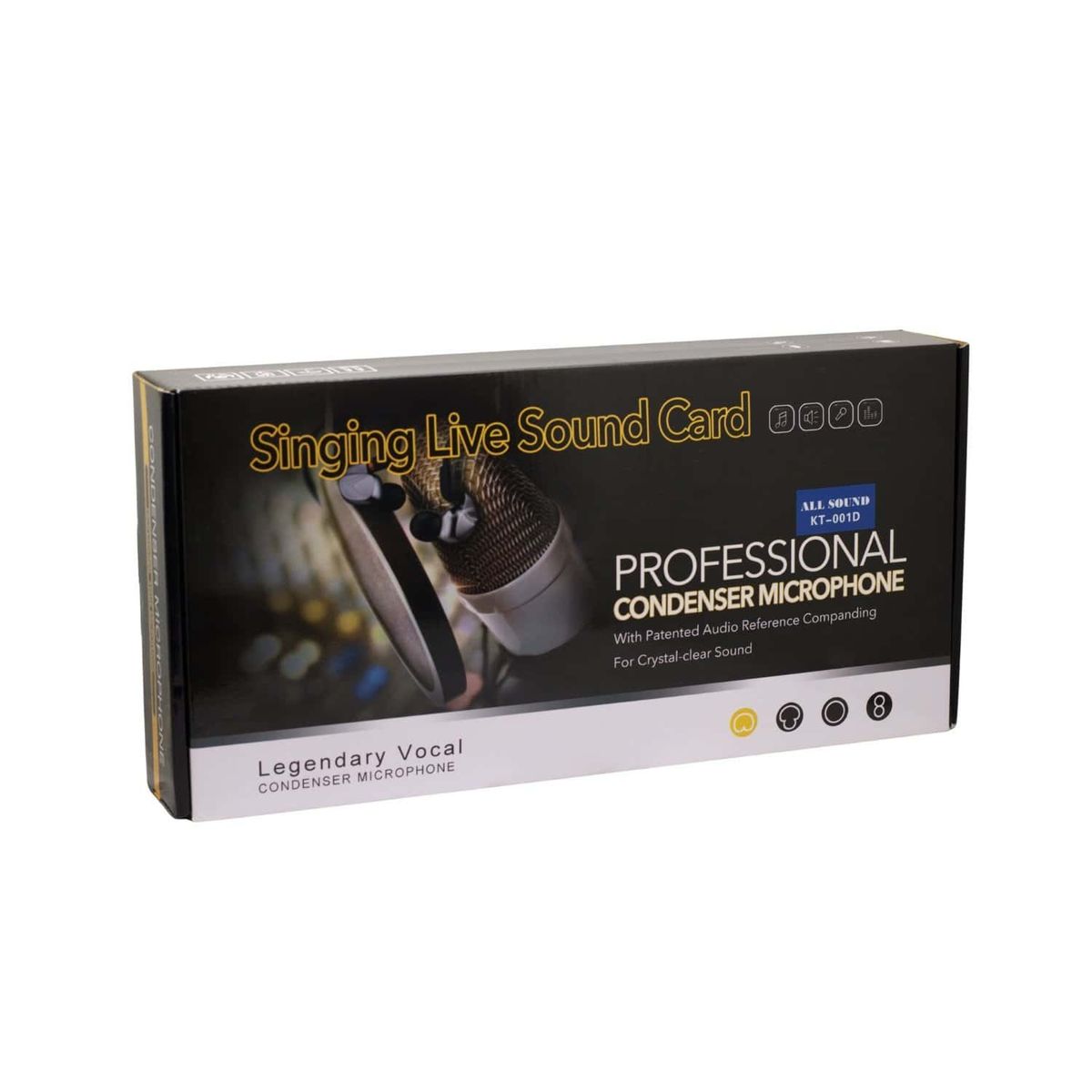 ALL SOUND - Micrófono Condensador Profesional KT-001D ALL SOUND