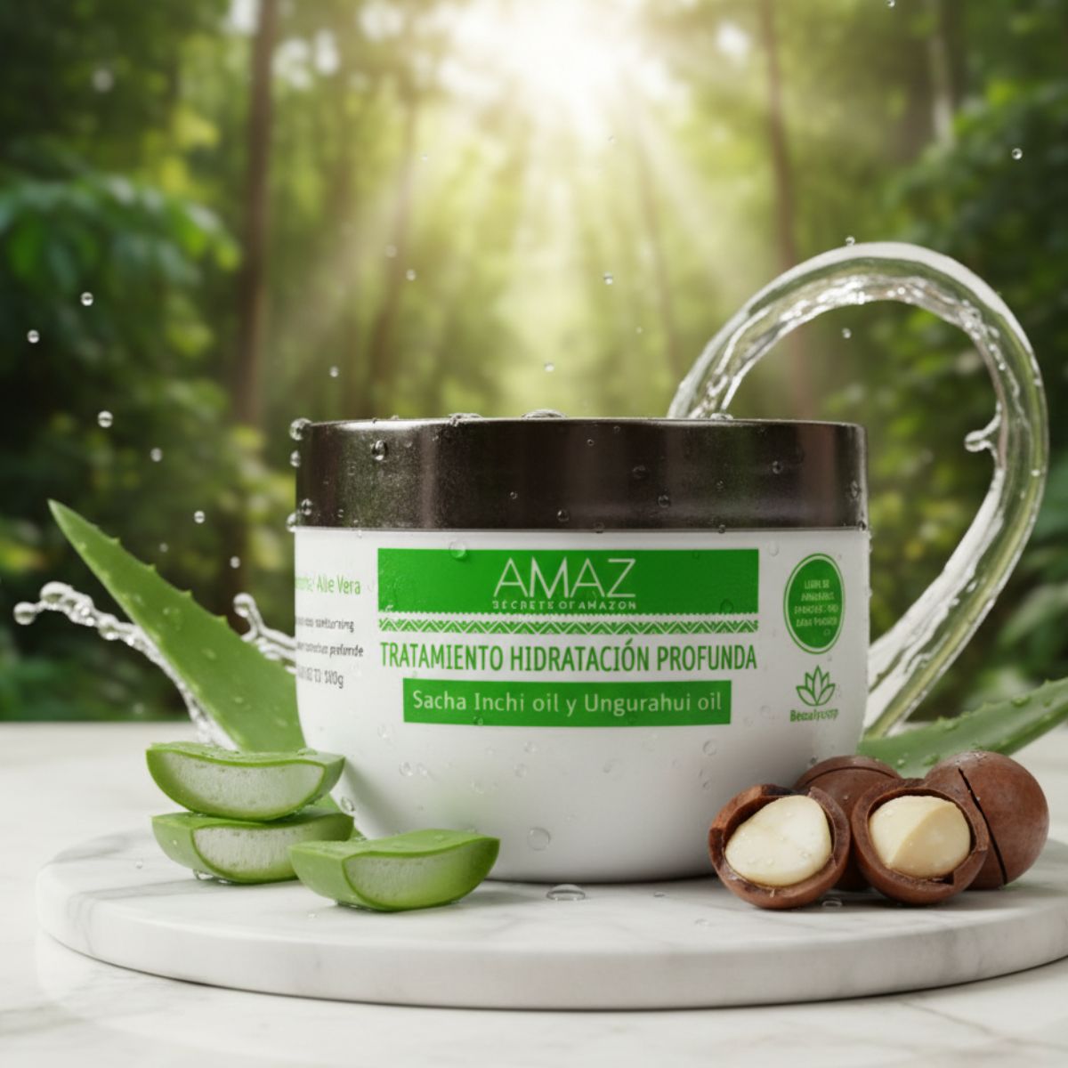 KRONO PRO - Mascarilla Sin Sal Tratamiento Hidratación Profunda Amaz- Macadamia