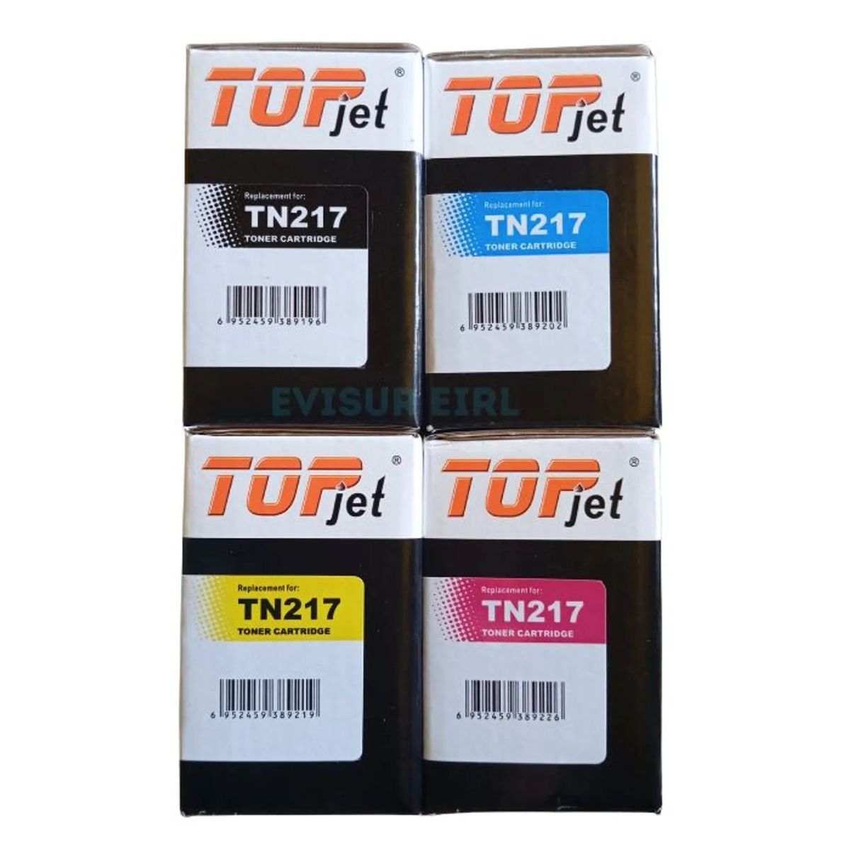 GENERICO - TONER COMPATIBLE BROTHER TN-217 KIT COMPLETO NEGRO Y COLORES