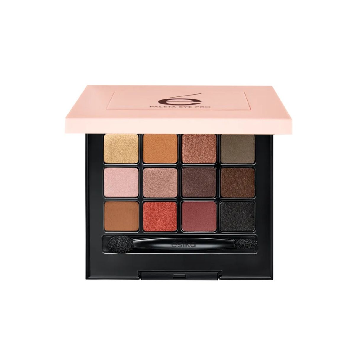 ESIKA - Paleta de Sombras para Ojos x12  Eye PRO - CHIC NUDE - ALTA PIGMENTACION