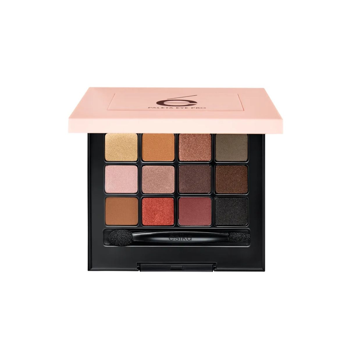 ESIKA - Paleta de Sombras para Ojos x12  Eye PRO - CHIC NUDE - ALTA PIGMENTACION