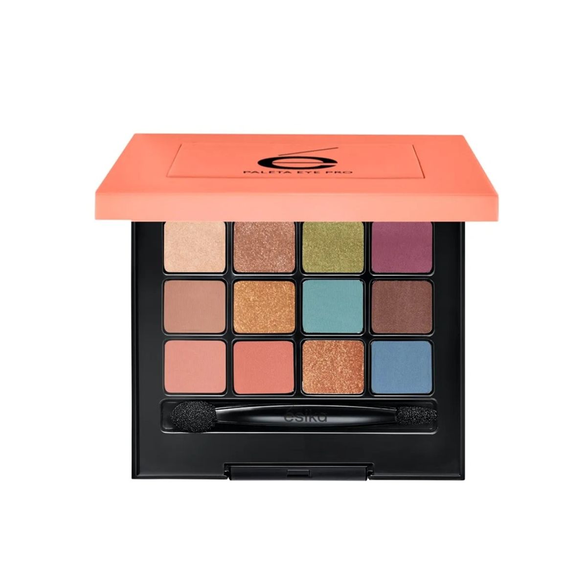 ESIKA - Paleta de Sombras para Ojos x12  Eye PRO -TROPICAL MOOD - ALTA PIGMENTACION
