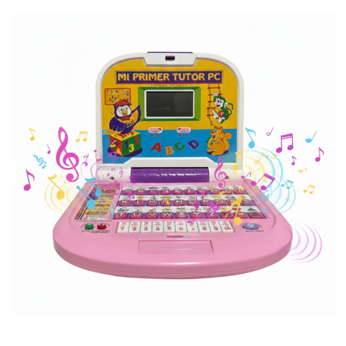 GENERICO - Mini Laptop Rosado - Primer Paso en la PC