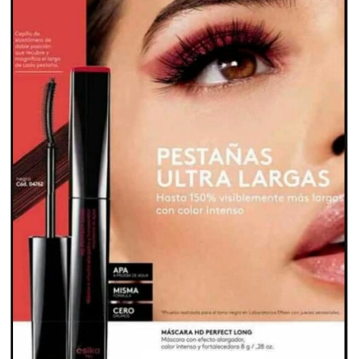 ESIKA - ESIKA MASCARA PESTAÑAS HD PERFECT LONG A Prueba de Agua - Negro