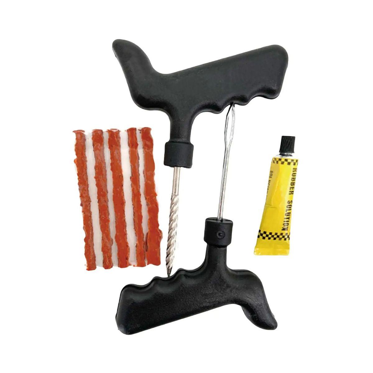 GENERICO - Kit Herramientas Para Reparacion De Neumaticos Automovil Motocicleta 8pcs