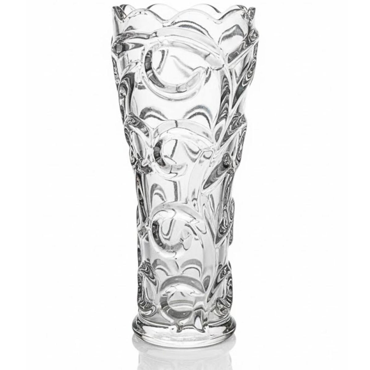 ICHIMATSU - Florero Único  Labrado 18 Cm-Ichimatsu