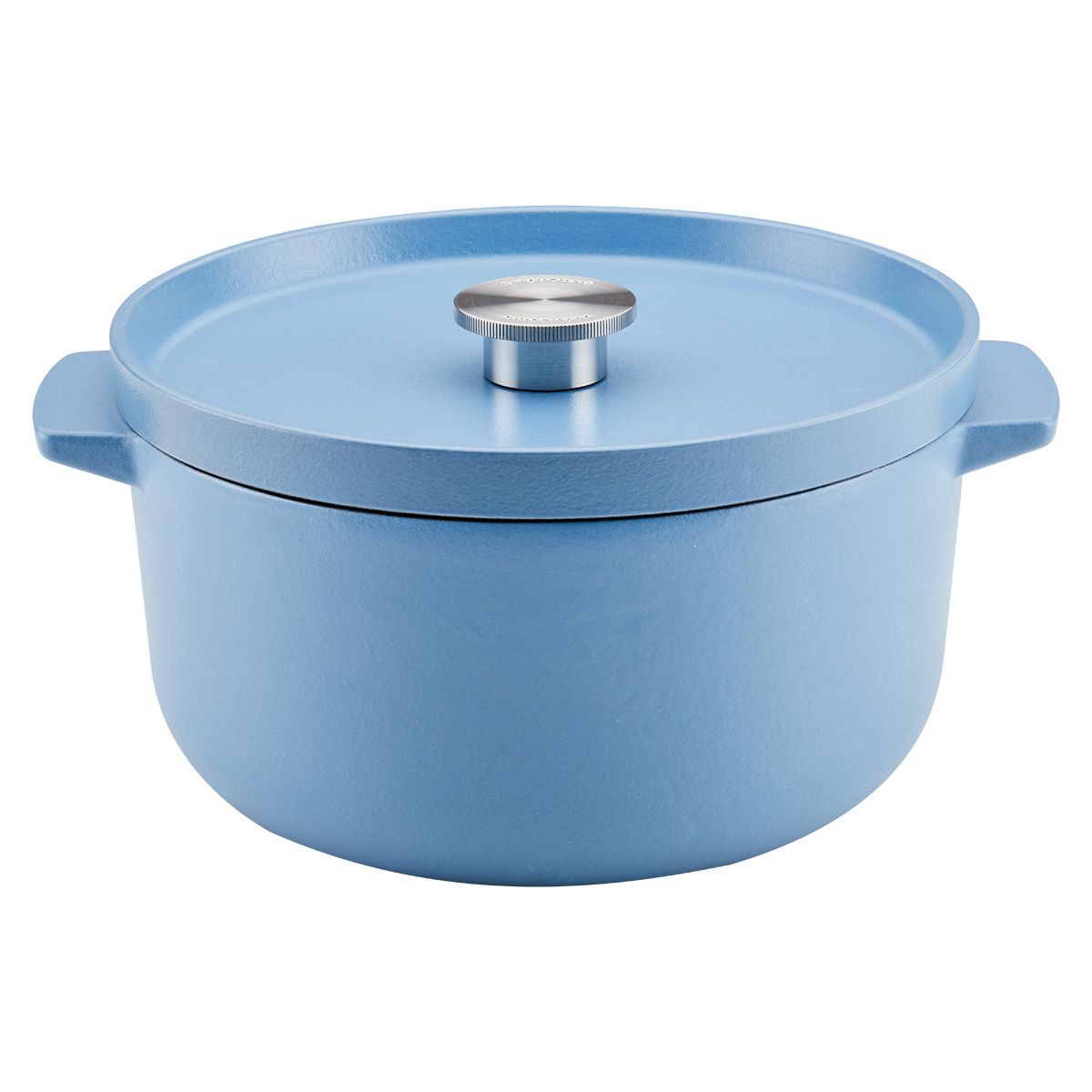 KITCHENAID - Olla tipo horno holandés KitchenAid con tapa en hierro fundido esmaltado 5.7 L/ 26 cm Azul Velvet