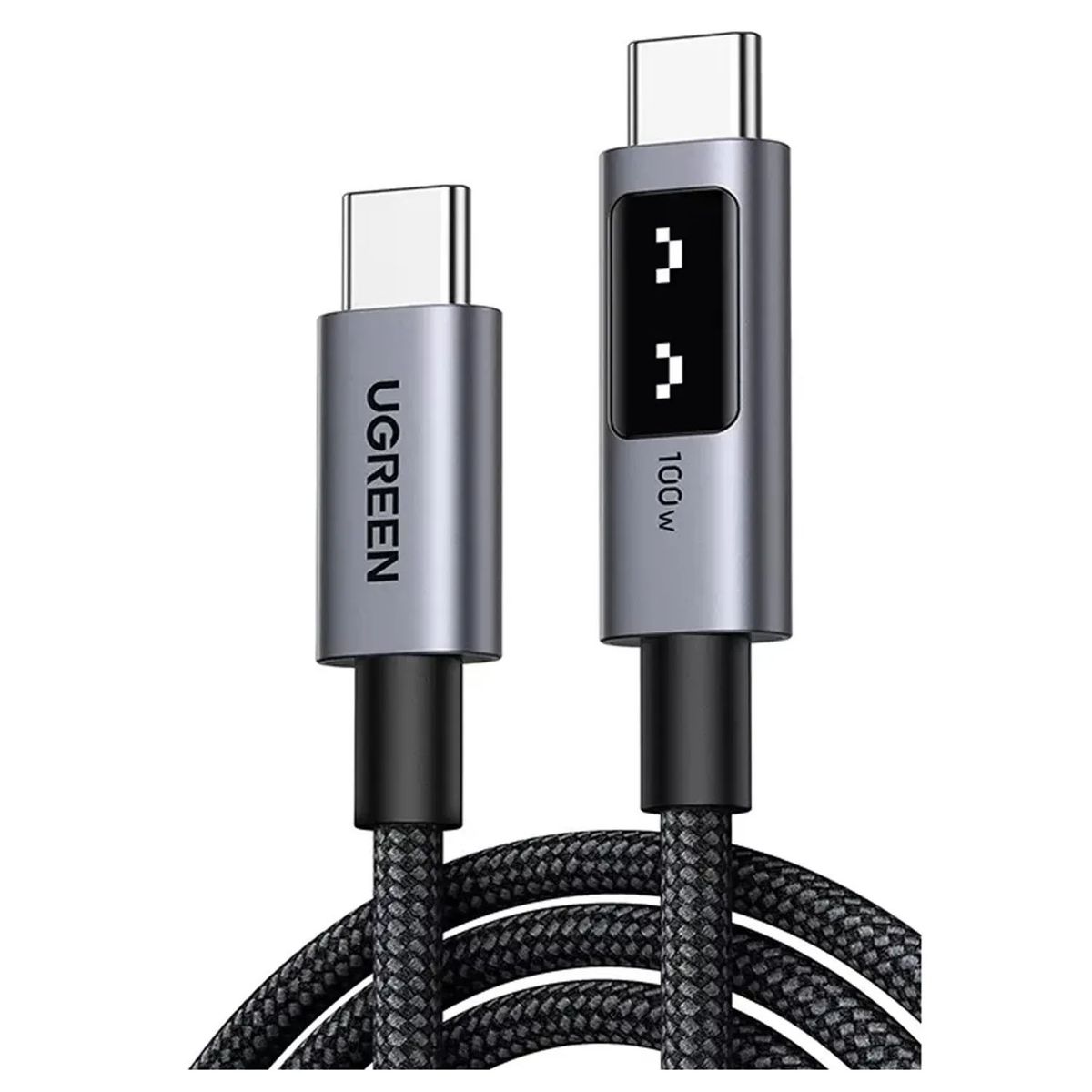 UGREEN - Cable Ugreen L509 Usb-c A Usb-c 1m 100w Con Pantalla
