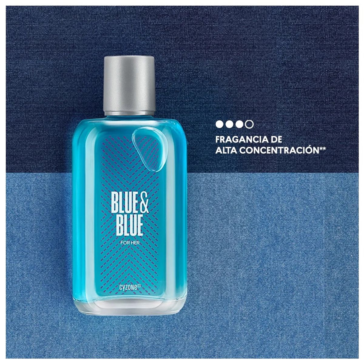 CYZONE - Perfume de Mujer Blue & Blue For Her, 90 ml CYZONE