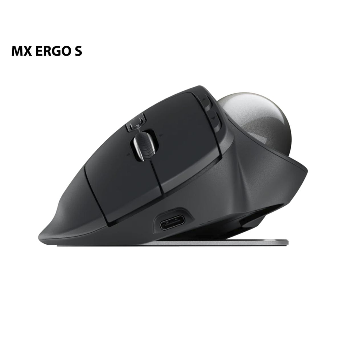 LOGITECH - MOUSE LOGITECH MX ERGO S ADVANCED TRACKBALL BLUETOOTH USB-C NEGRO 910-007261
