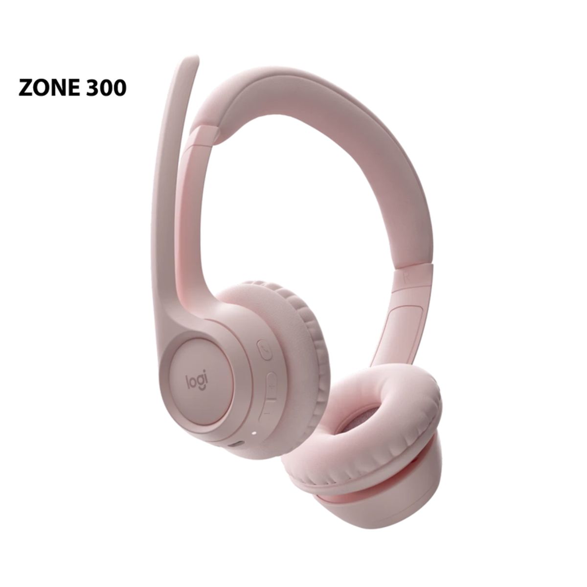 LOGITECH - AUDÍFONO LOGITECH ZONE 300 BLUETOOTH HASTA 20HRS ROSE 981-001411