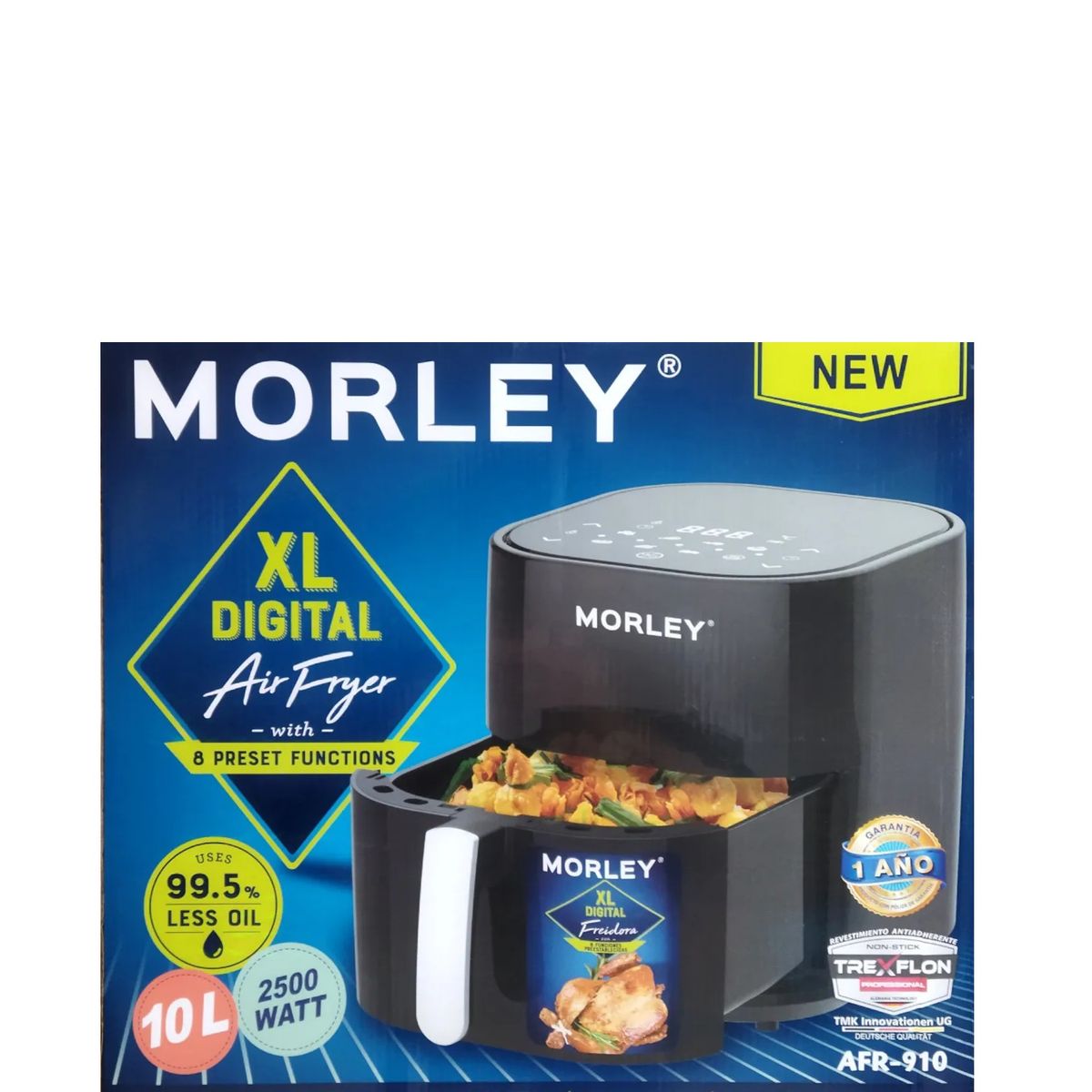 GENERICO - FREIDORA DE AIRE DIGITAL 10LT MORLEY