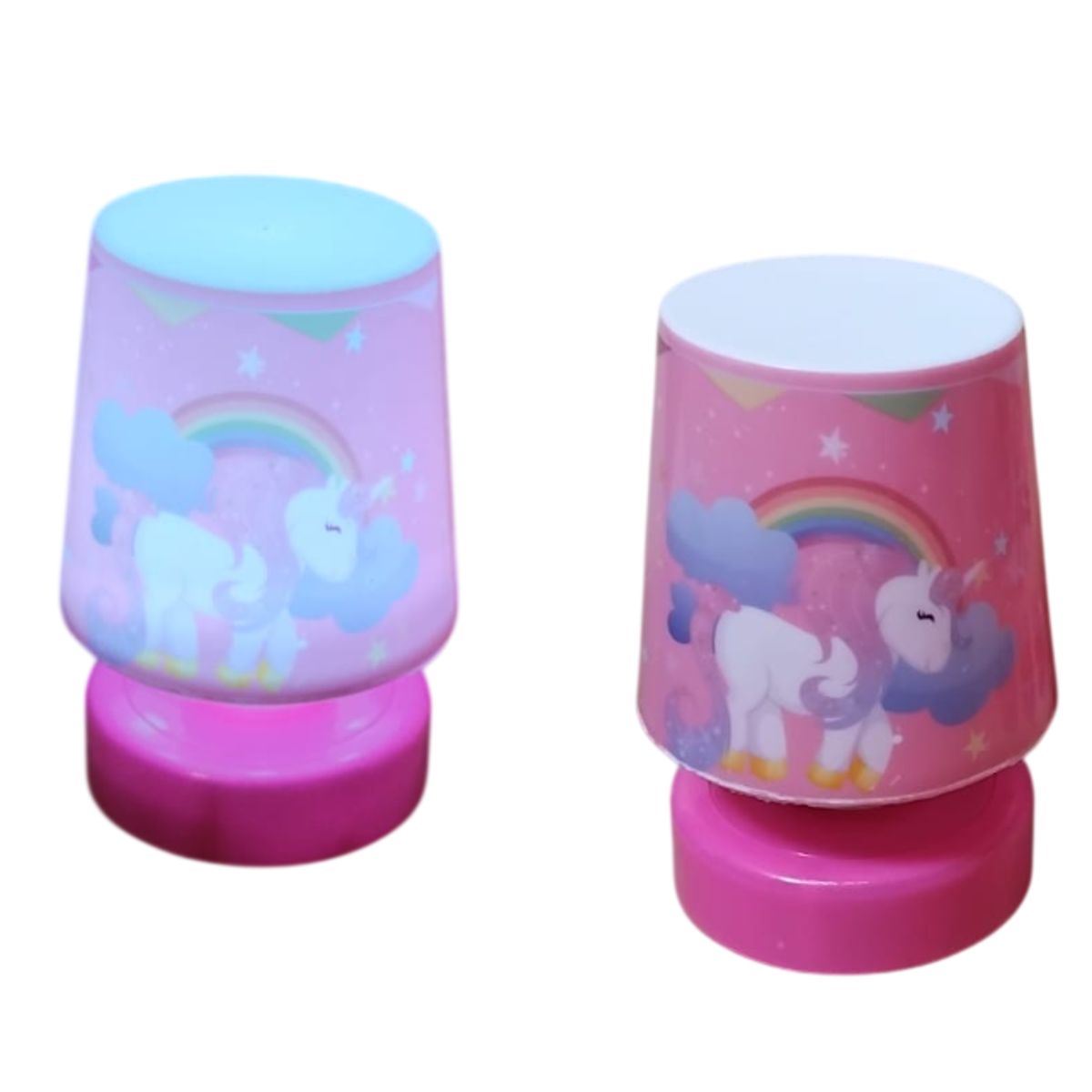 GENERICO - Lampara para escritorio o dormitorio infantil unicornio rosa