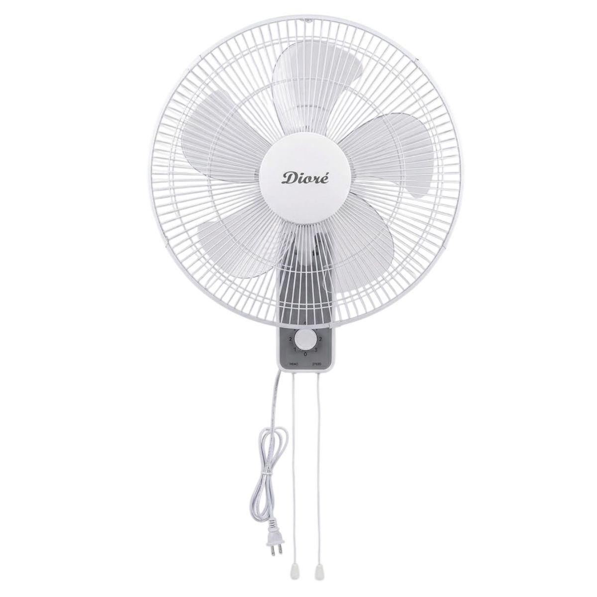 DIORE - Ventilador de pared Dioré MWF 1605 UNIDAD 3 velocidades 5 aspas 55 W Blanco
