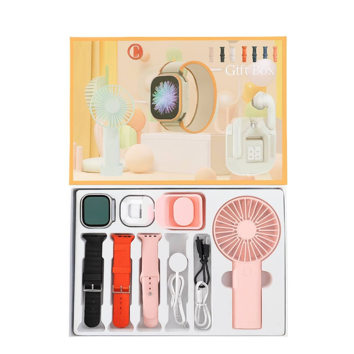 GENERICO - SMARTWATCH D96 PLUS BIG SCREEN PACK CON ACCESORIOS MÁS AURICULARES BLUETOOTH